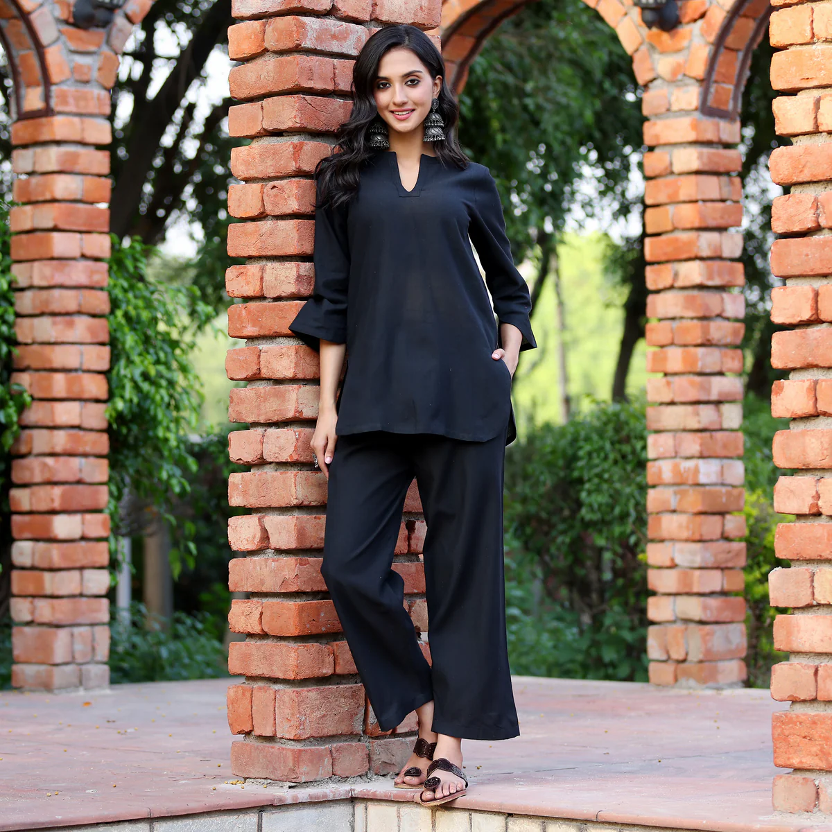 Inayet Black Co-ord Set - Image 7