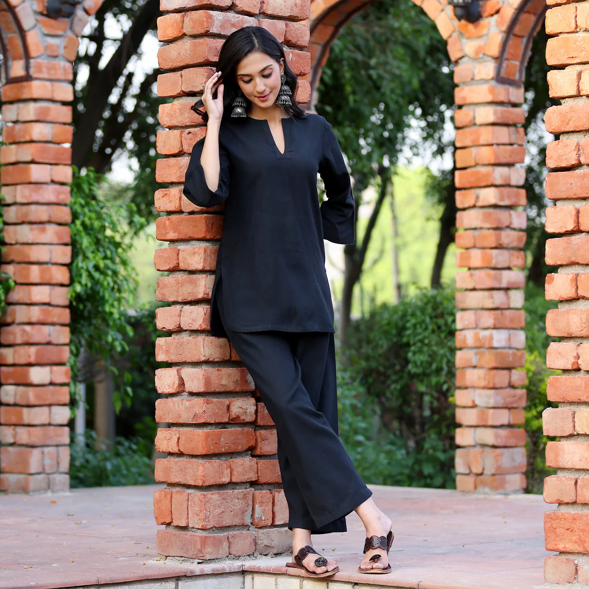 Inayet Black Co-ord Set - Image 9