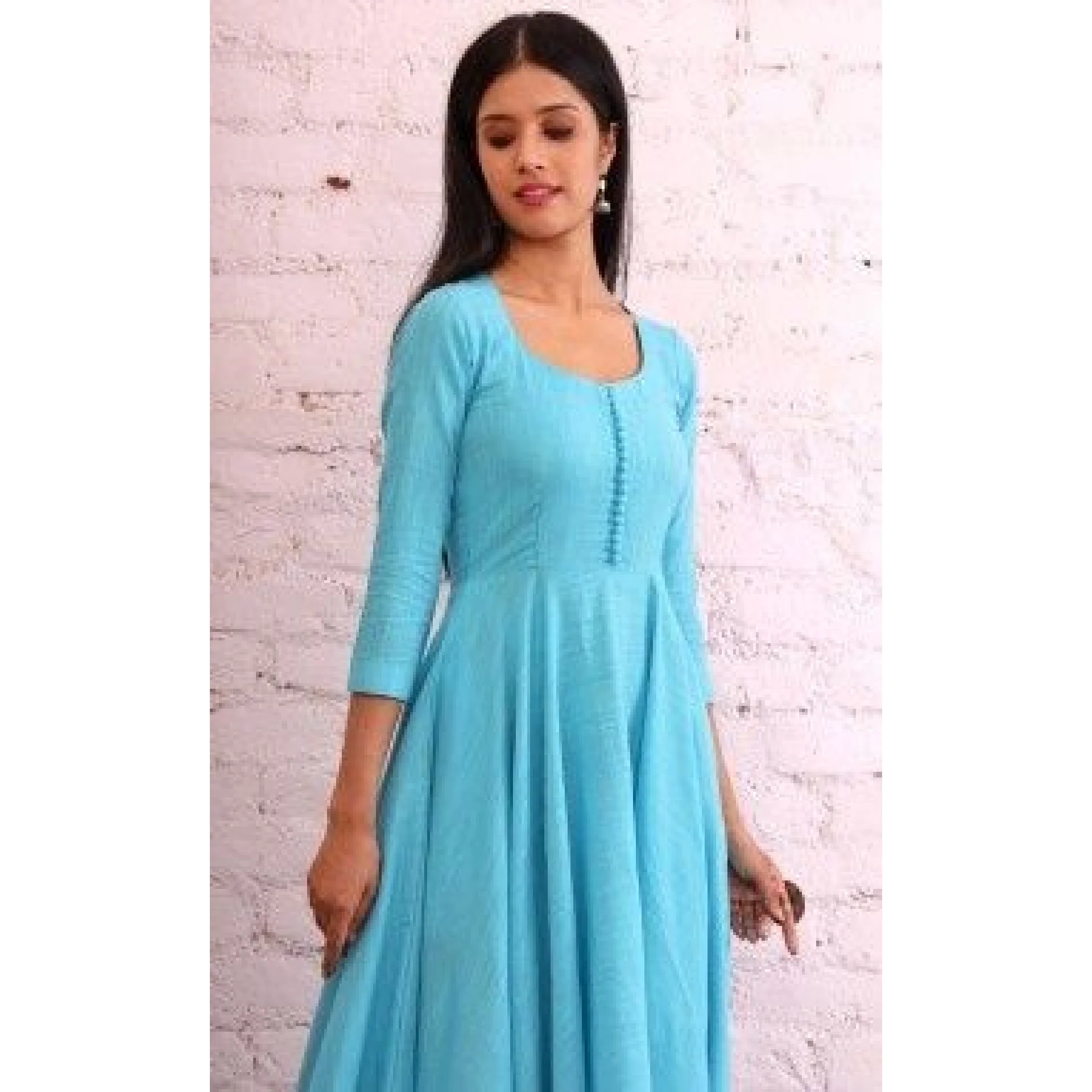 Ishani  Gher Handloom Dress - Image 4