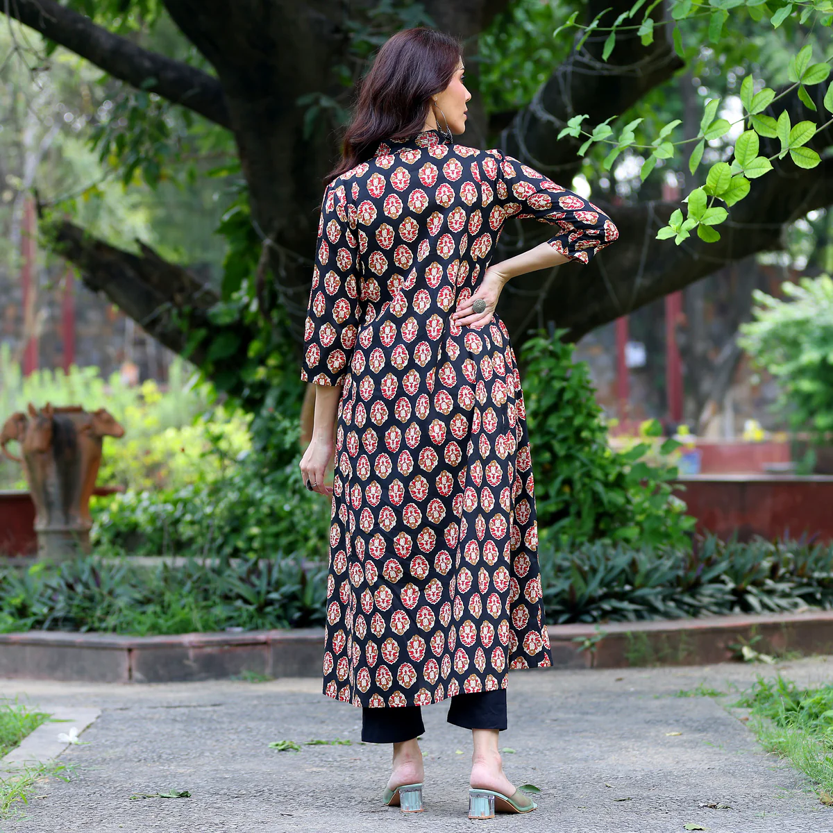 Jasmi Cotton Printed Kurta - Image 6