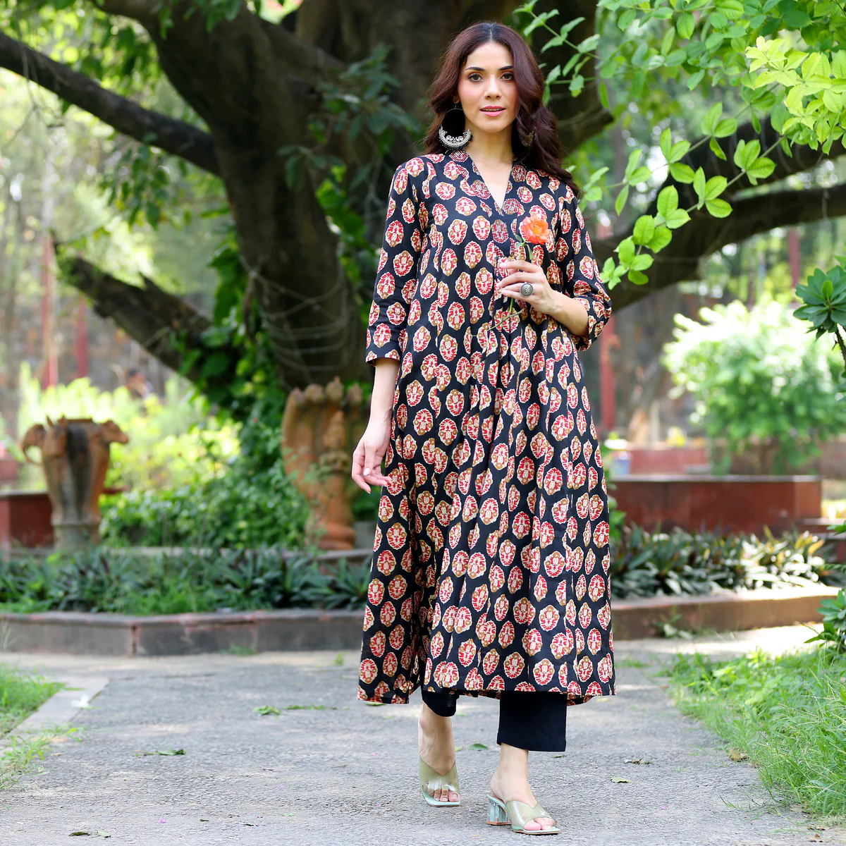 Jasmi Cotton Printed Kurta - Image 8