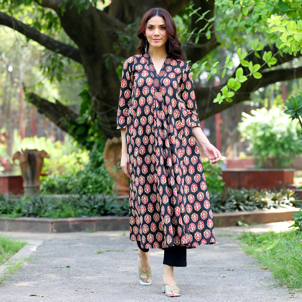 Jasmi Cotton Printed Kurta - Image 9