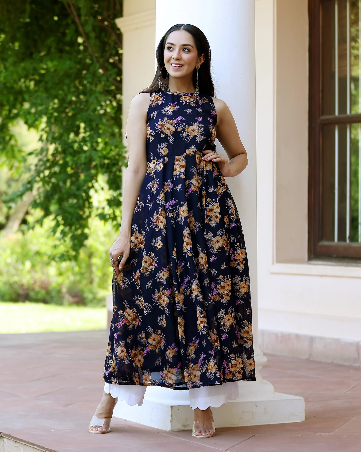 Naima Georgette sleeveless Kurta - Image 3