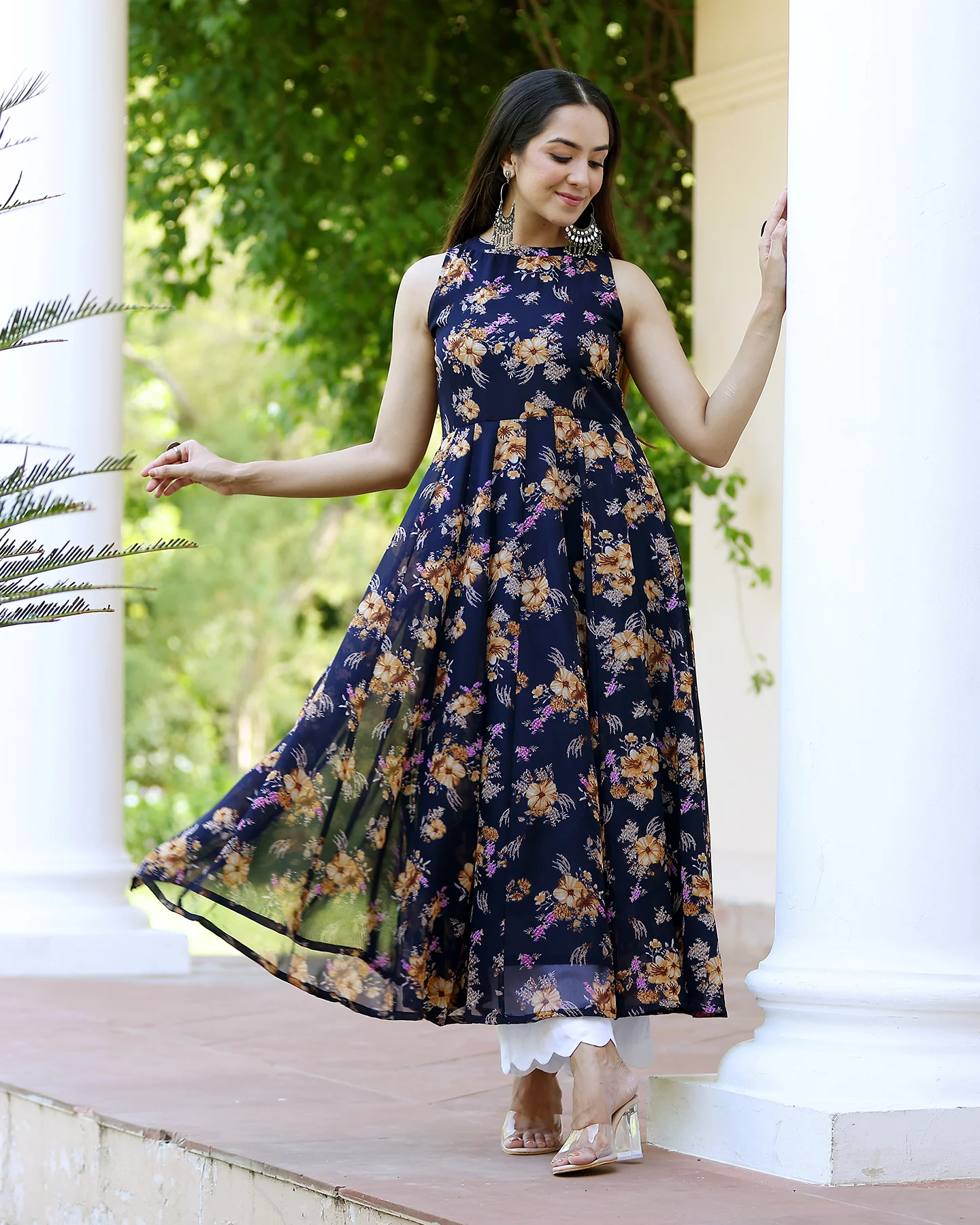 Naima Georgette sleeveless Kurta - Image 4