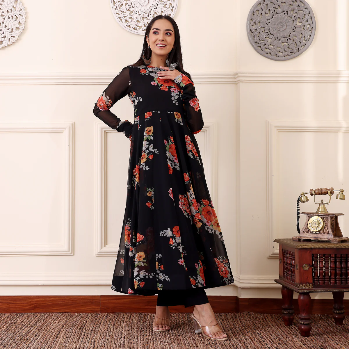 Jhilmil Georgette  Kurta - Image 2