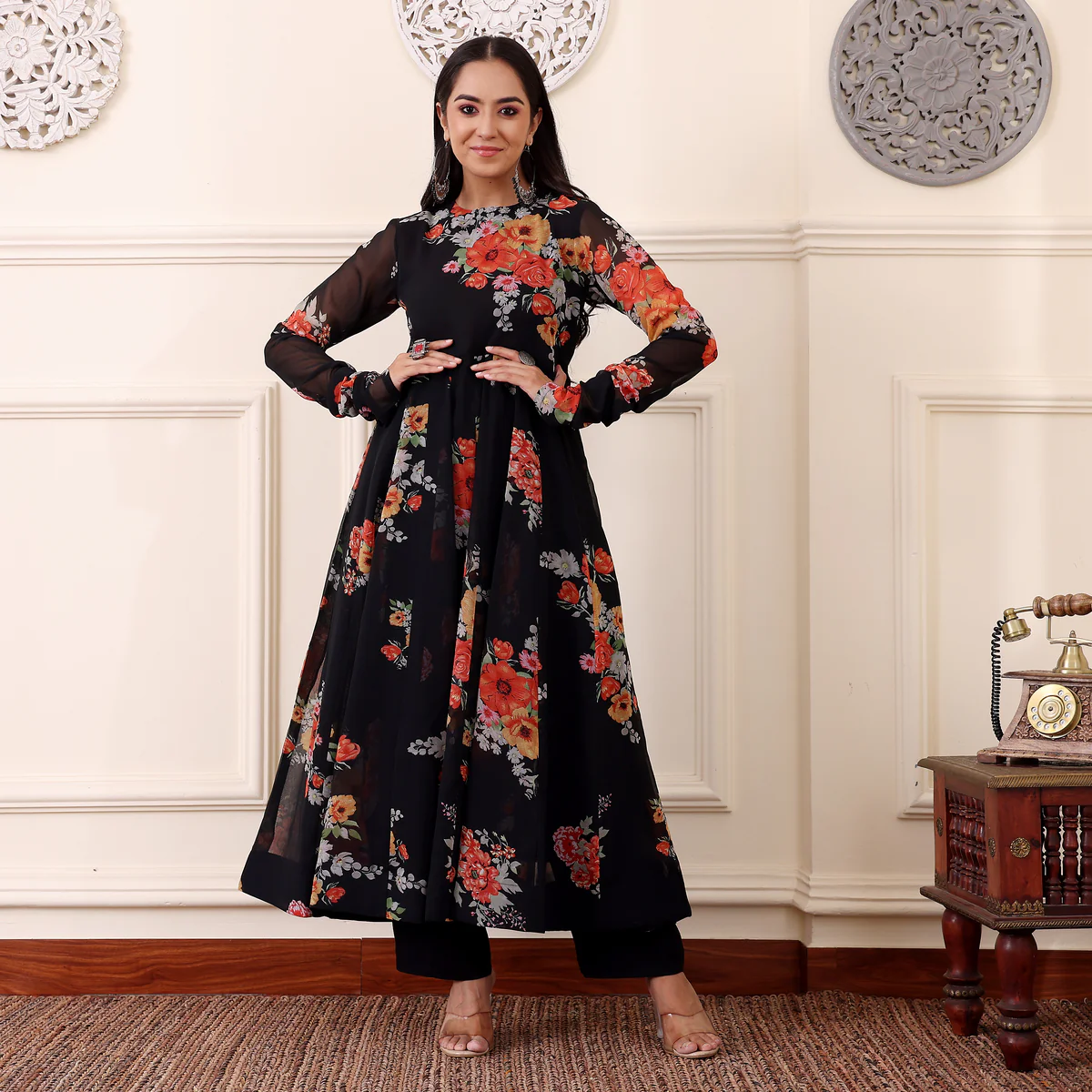 Jhilmil Georgette  Kurta - Image 4
