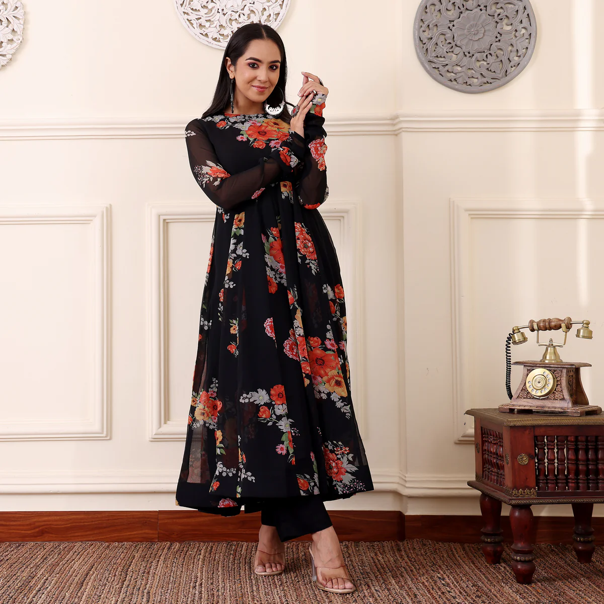 Jhilmil Georgette  Kurta - Image 5
