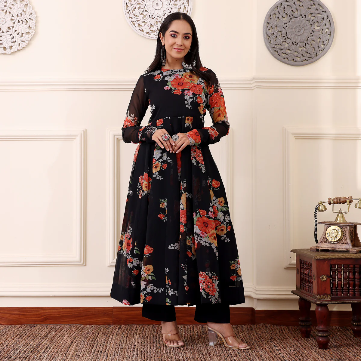 Jhilmil Georgette  Kurta - Image 7