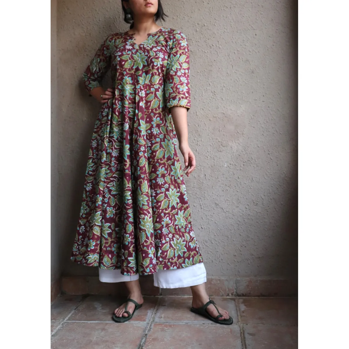 Jisha Handblock  Kurta - Image 3