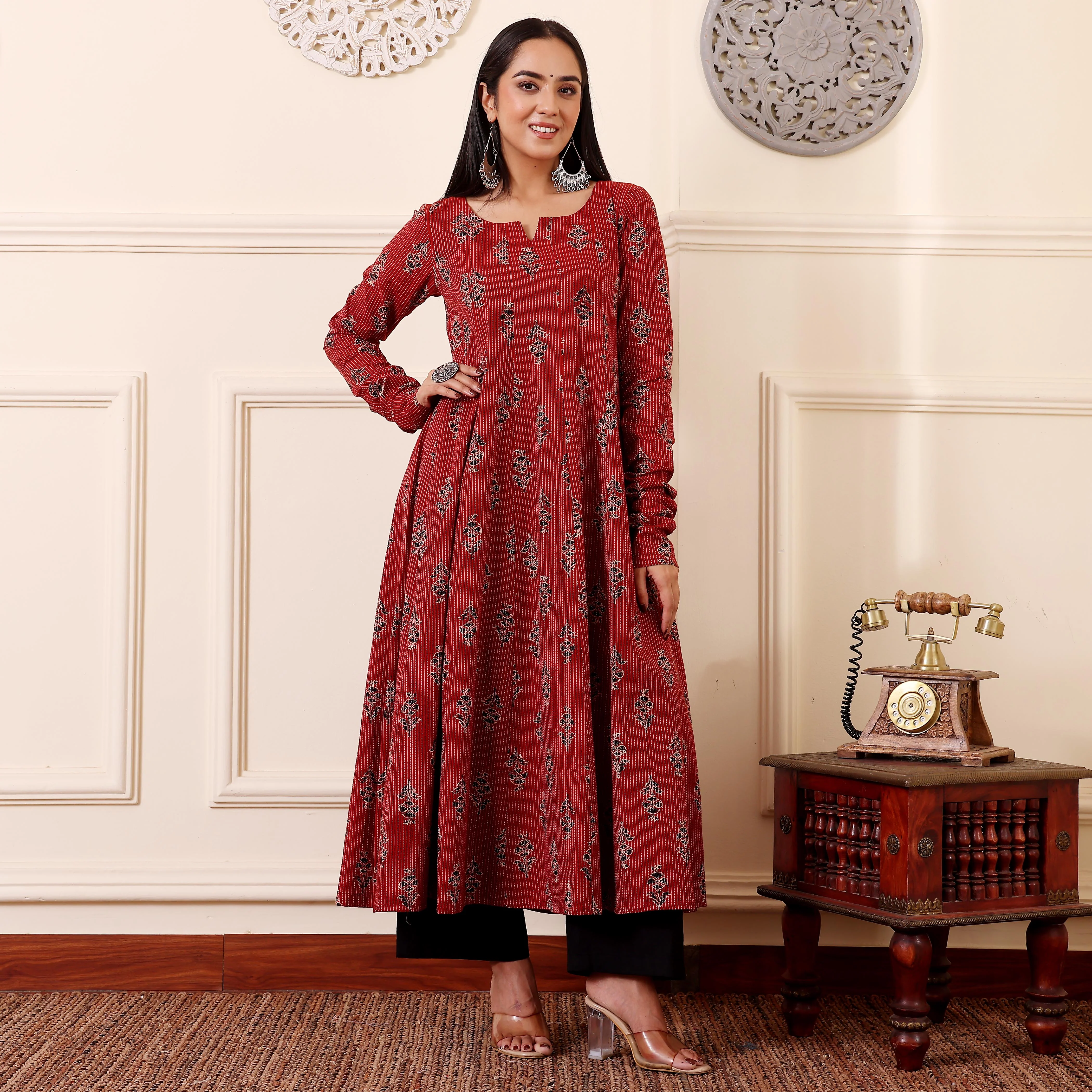 Jivina Kantha Cotton Kurta - Image 9