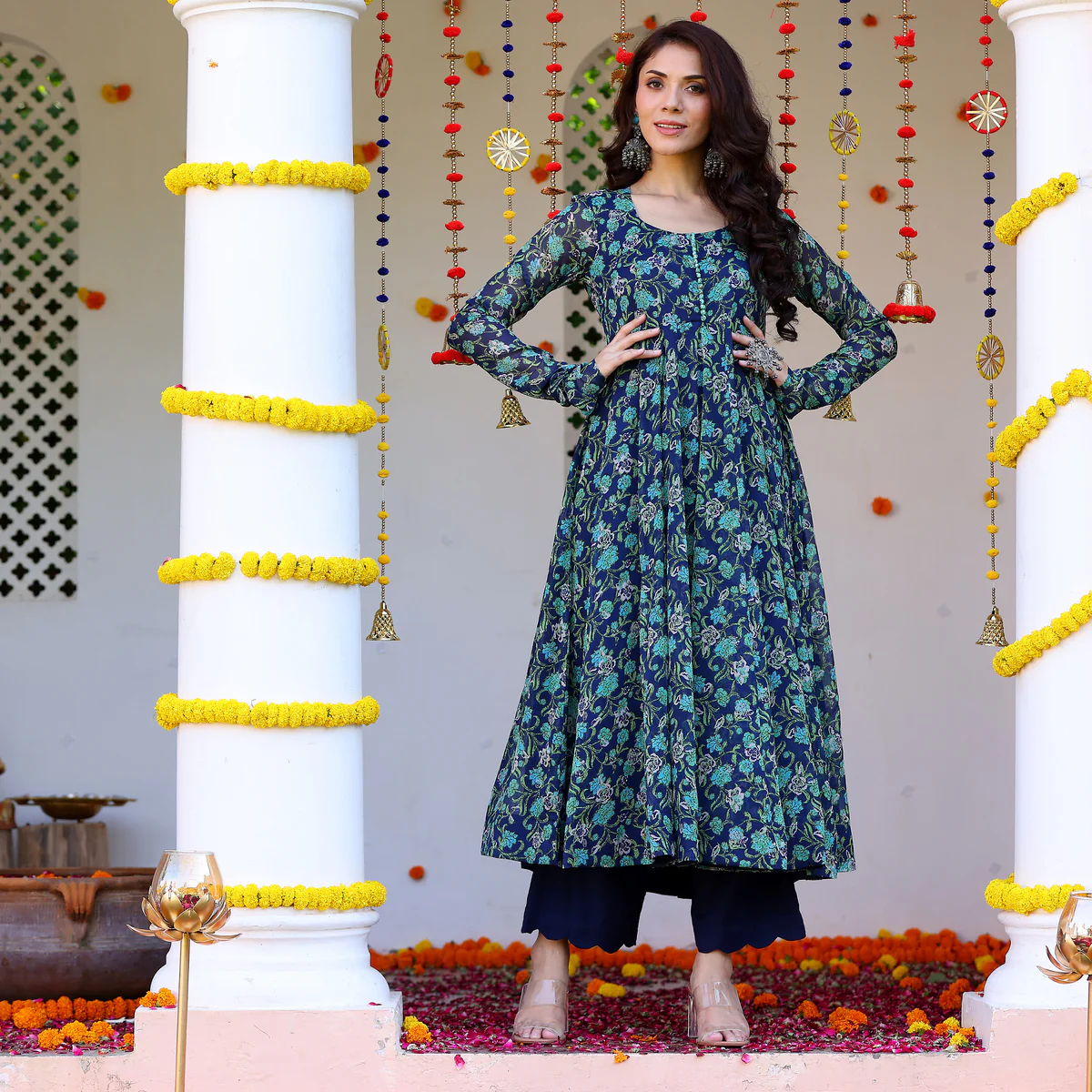 Kalista Gher Gerogette Kurta - Image 3