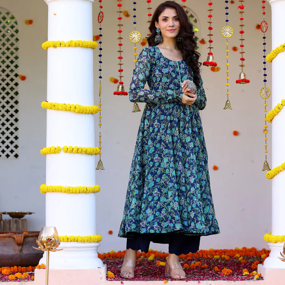 Kalista Gher Gerogette Kurta - Image 4