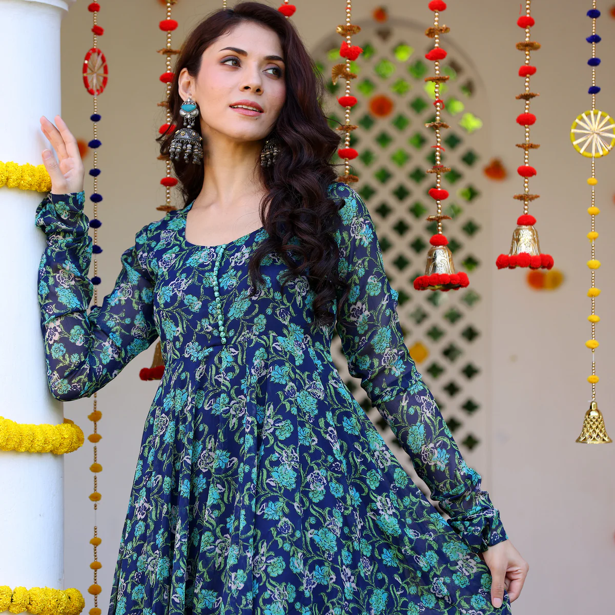 Kalista Gher Gerogette Kurta - Image 5