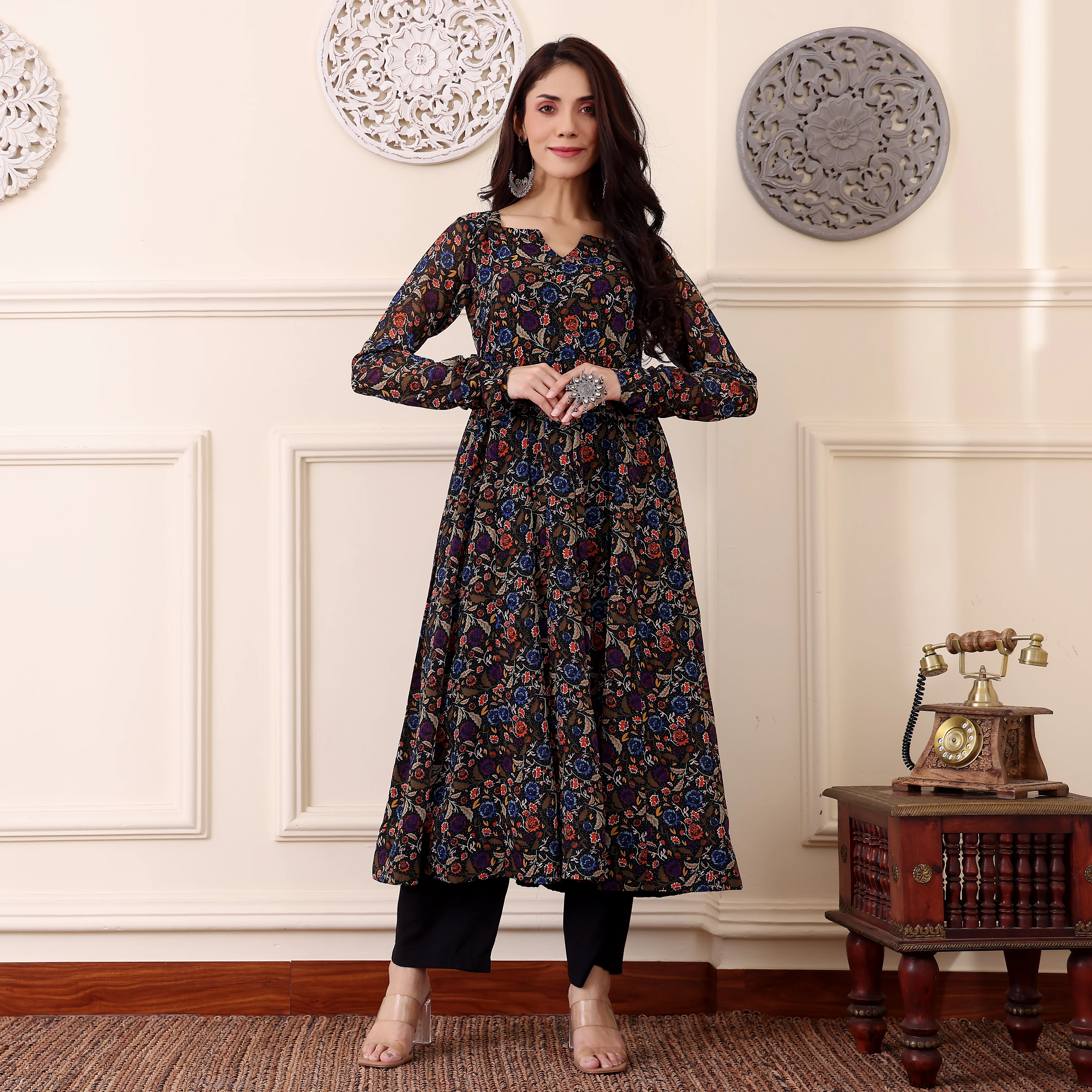 Kanisha Georgette Kalidaar Kurta - Image 2