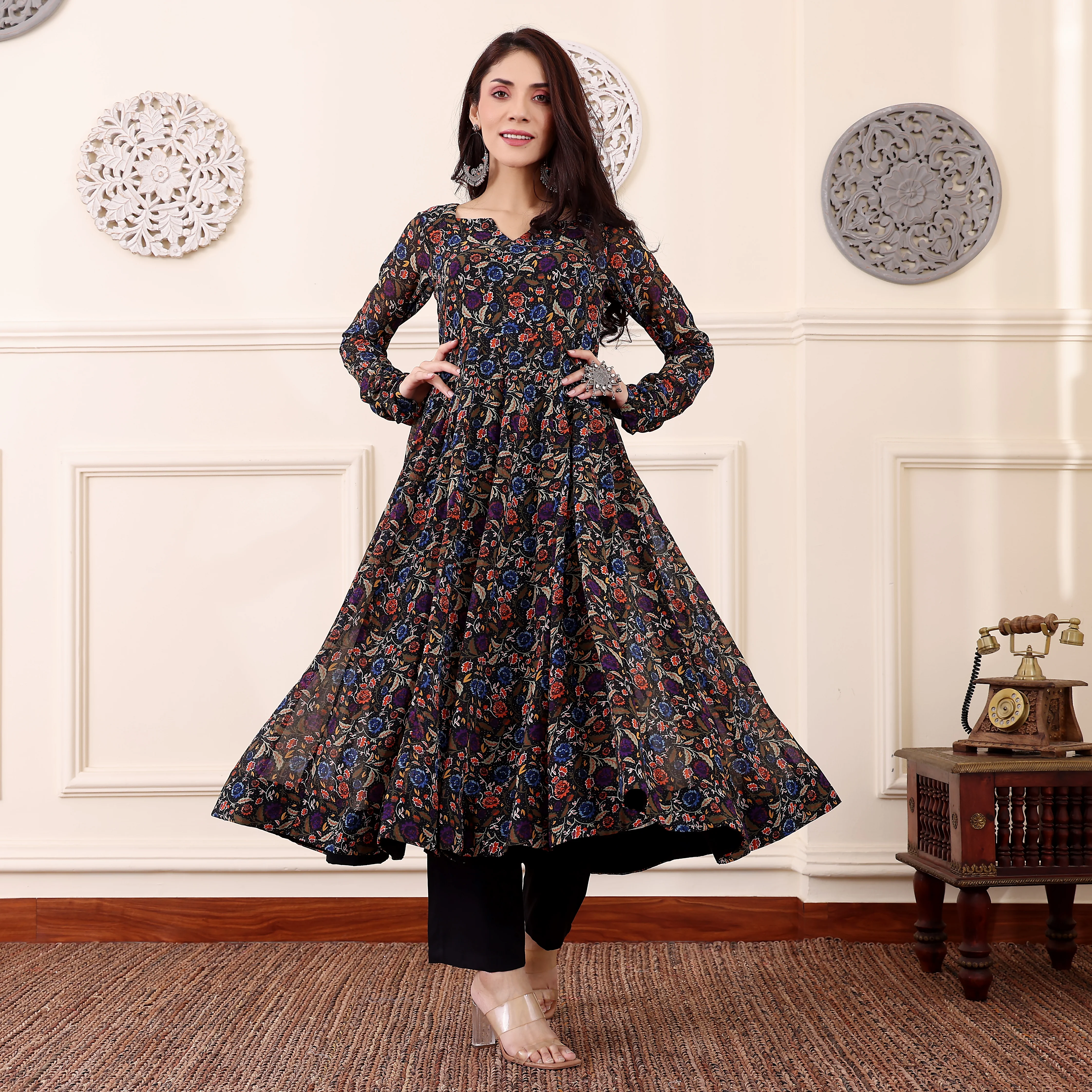 Kanisha Georgette Kalidaar Kurta - Image 5