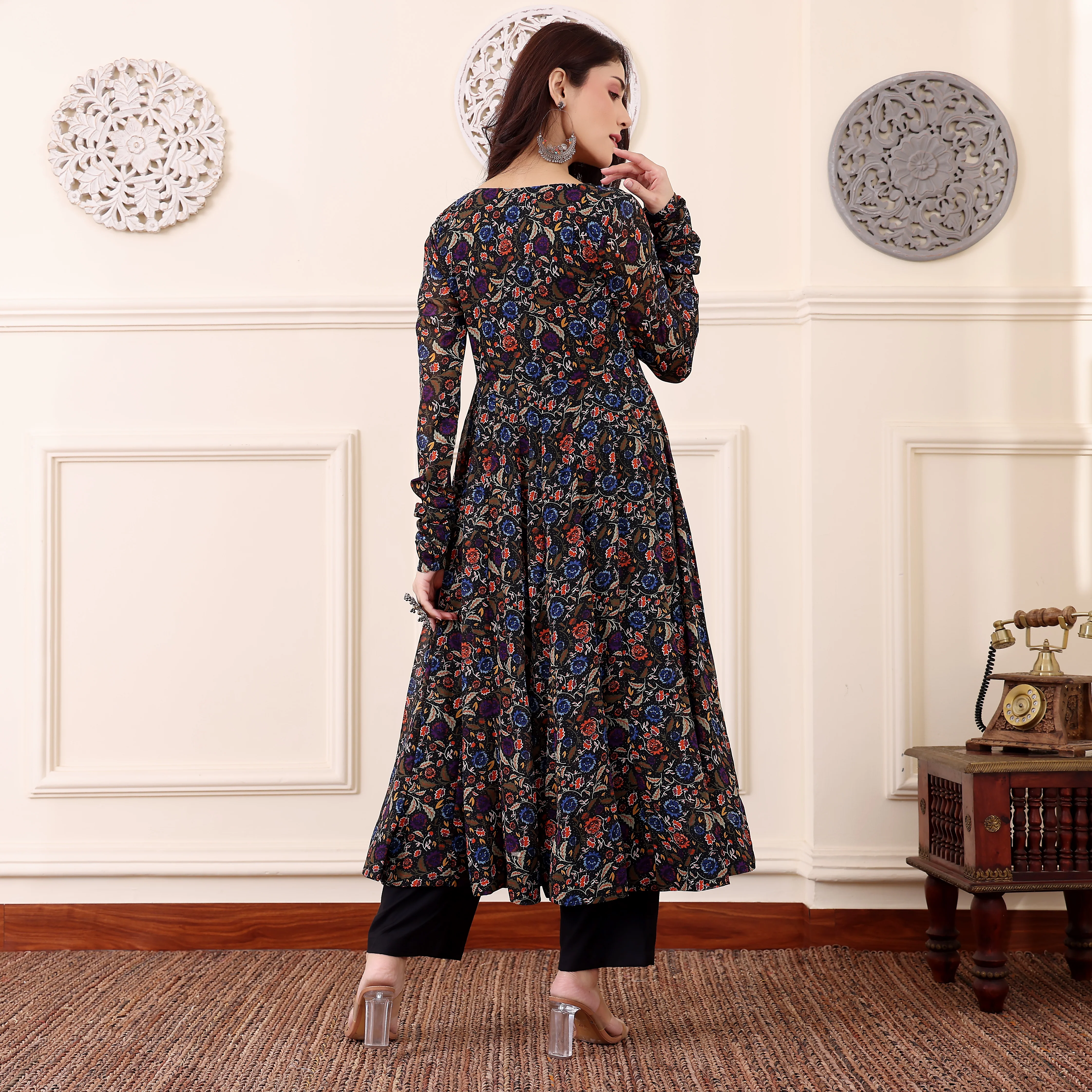 Kanisha Georgette Kalidaar Kurta - Image 6