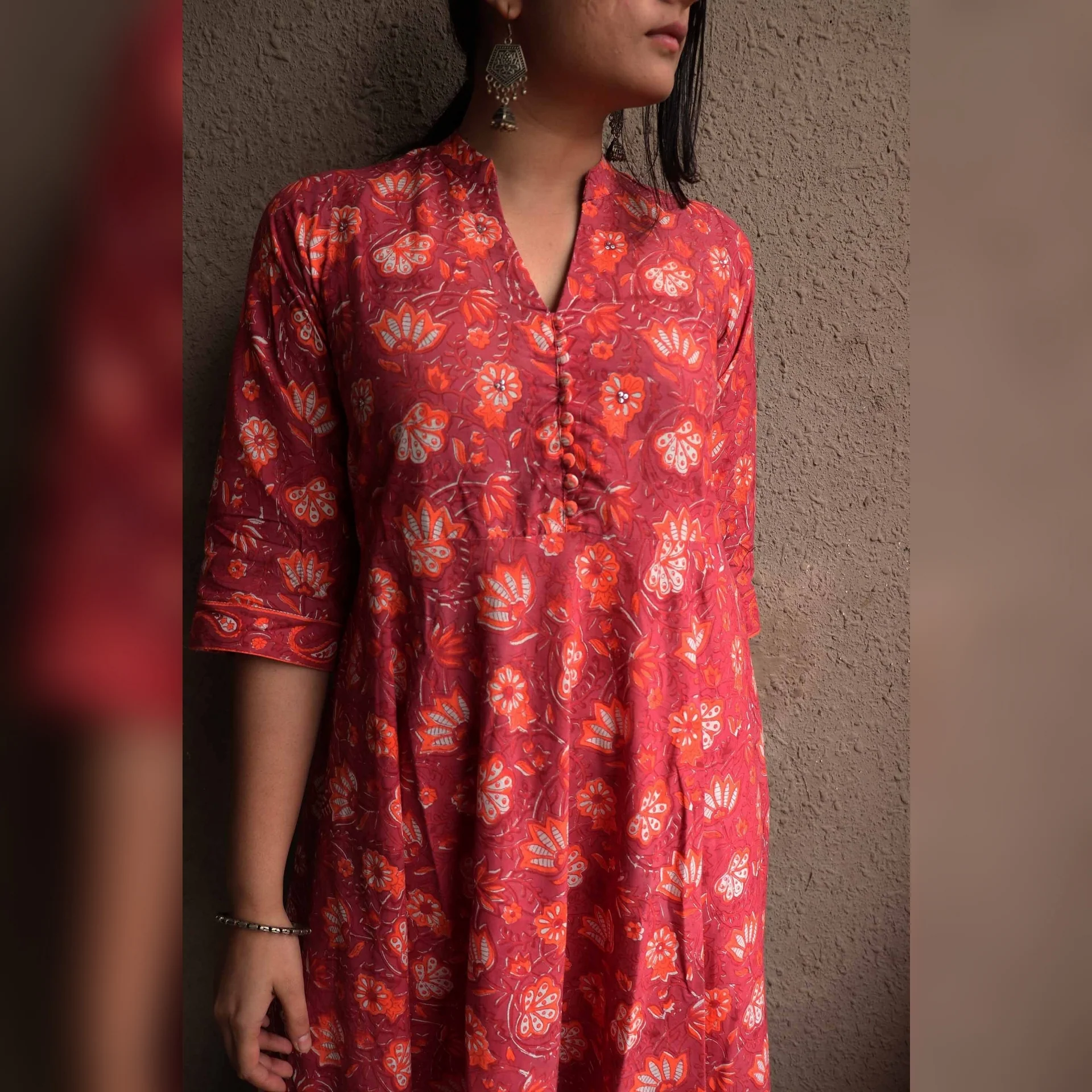 Kashvi Handblock Printed Kurta - Image 5