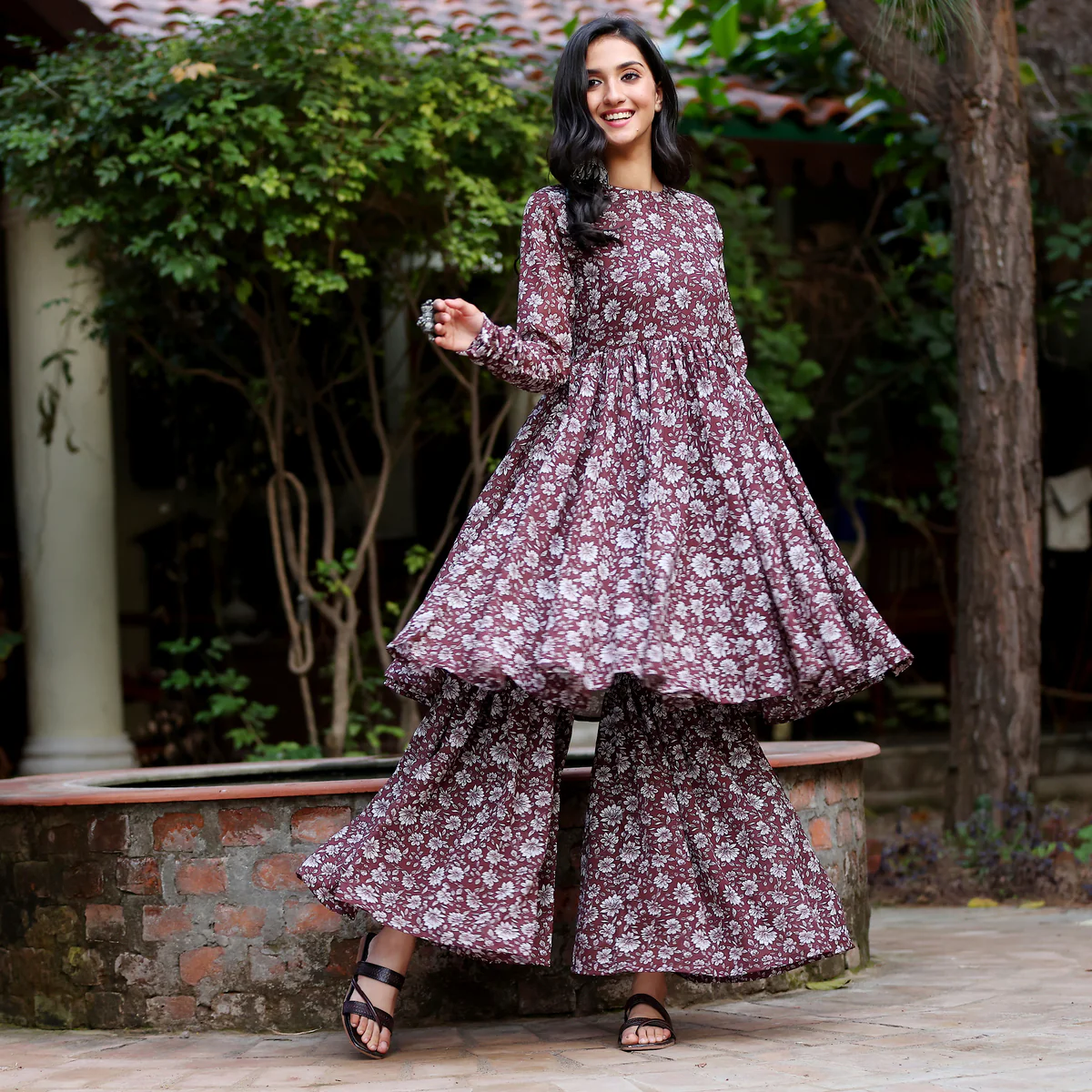 Kasia Sharara Georgette Set - Image 2