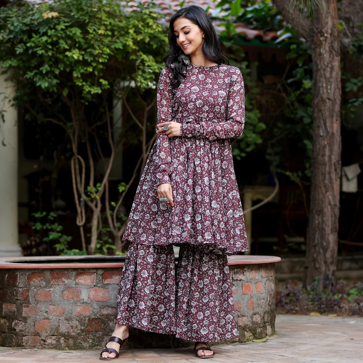 Kasia Sharara Georgette Set - Image 5