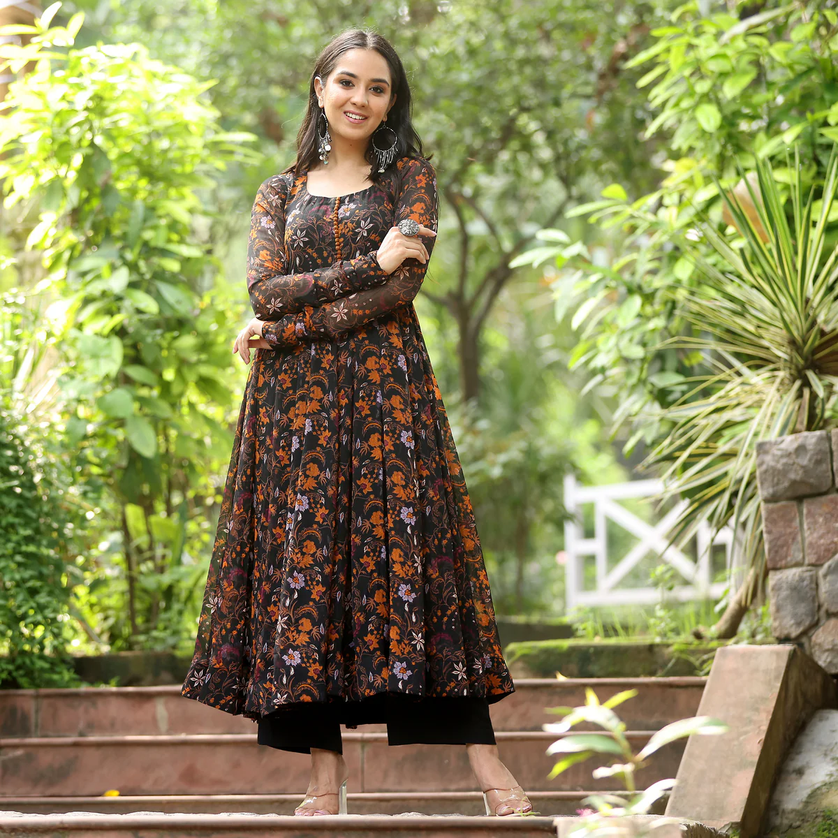 kaveri Gher Gerogette Kurta - Image 2