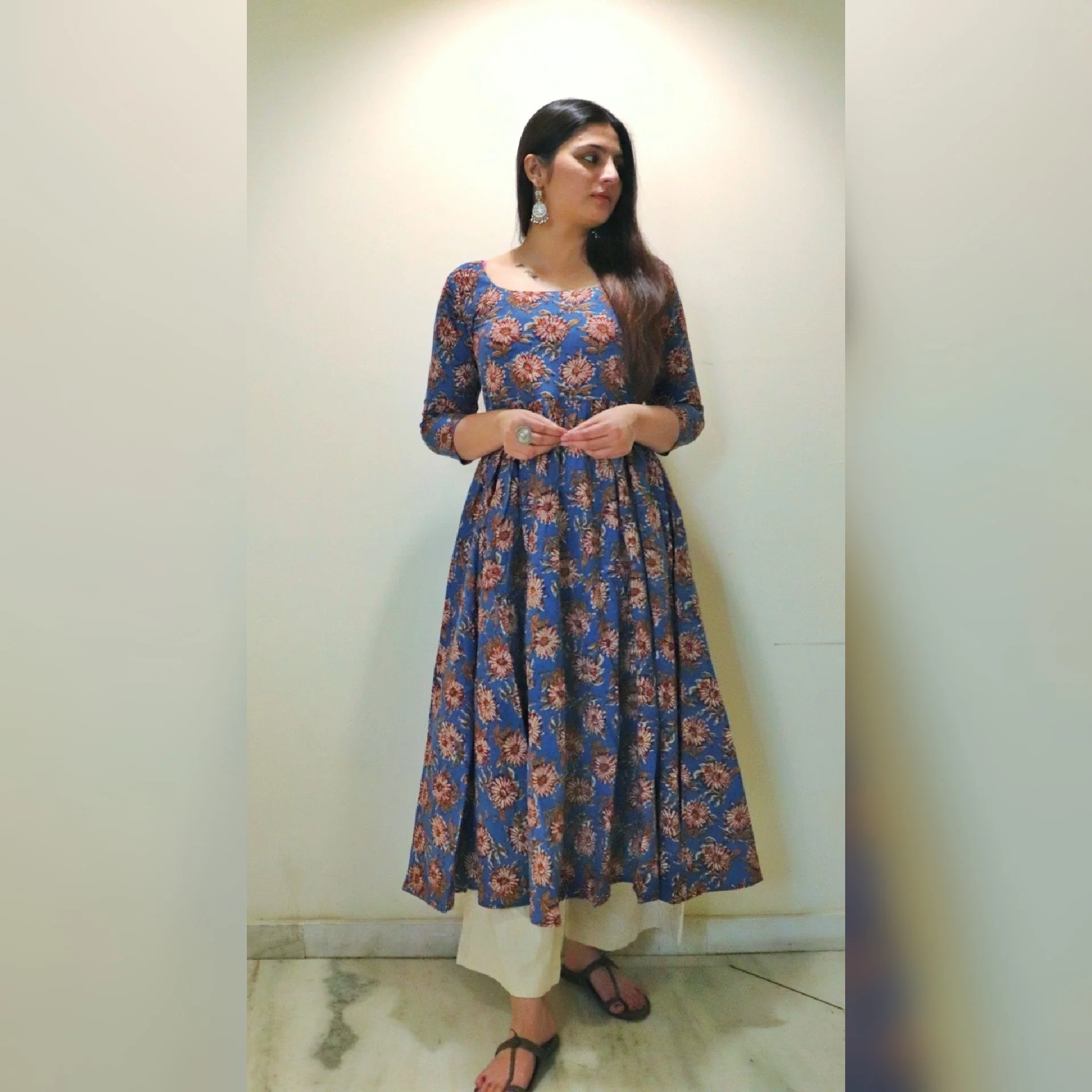 Kavya hand block kameez - Image 3