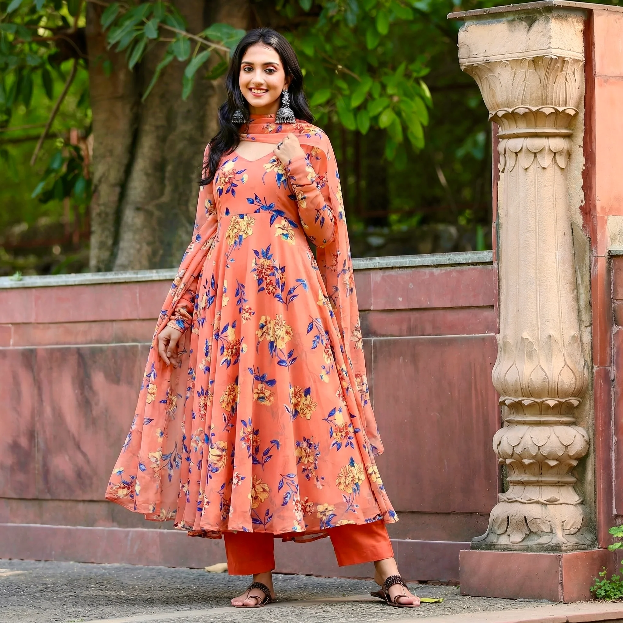 Kesari Georgette Set. - Image 2