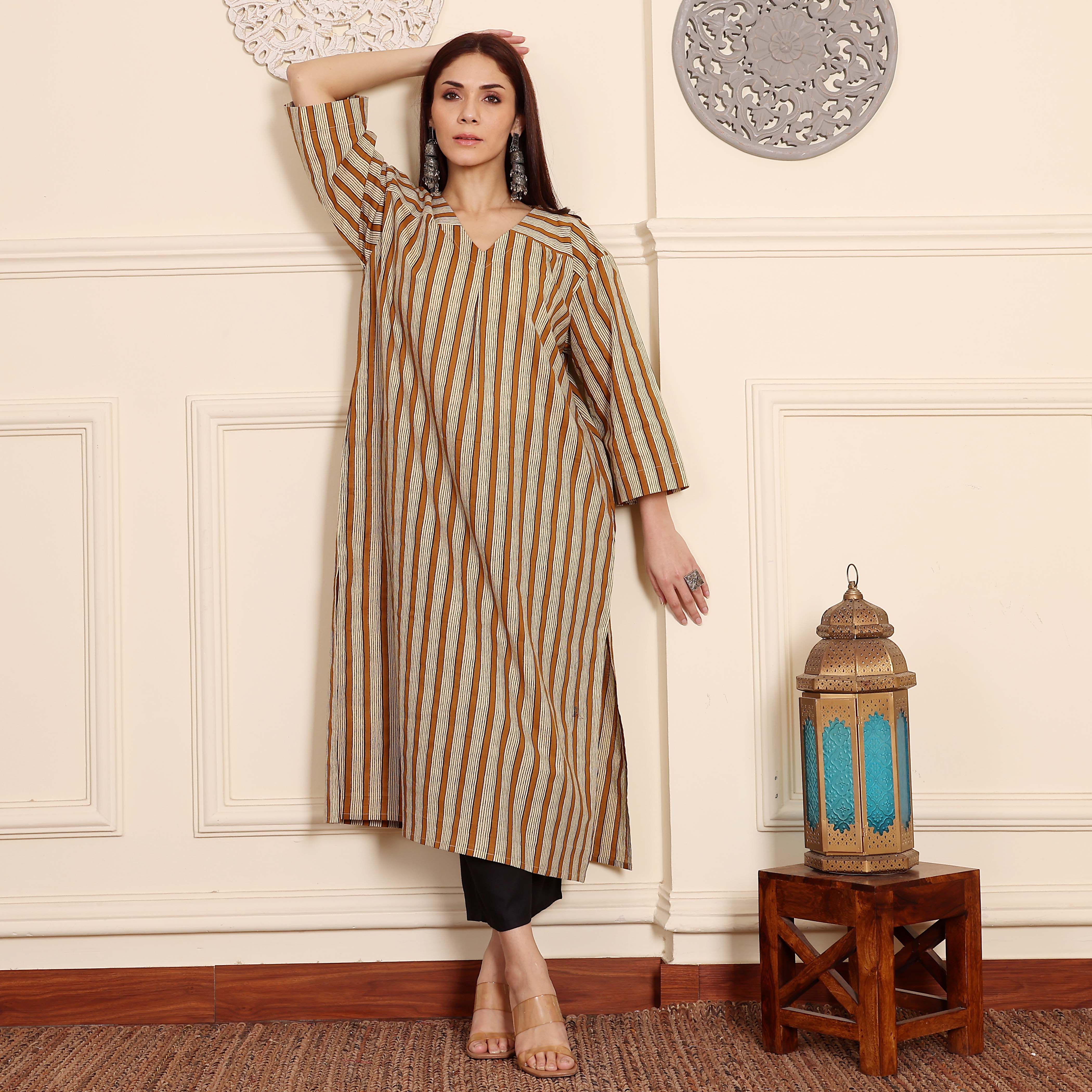 Kija Cotton One Size Kurta - Image 11