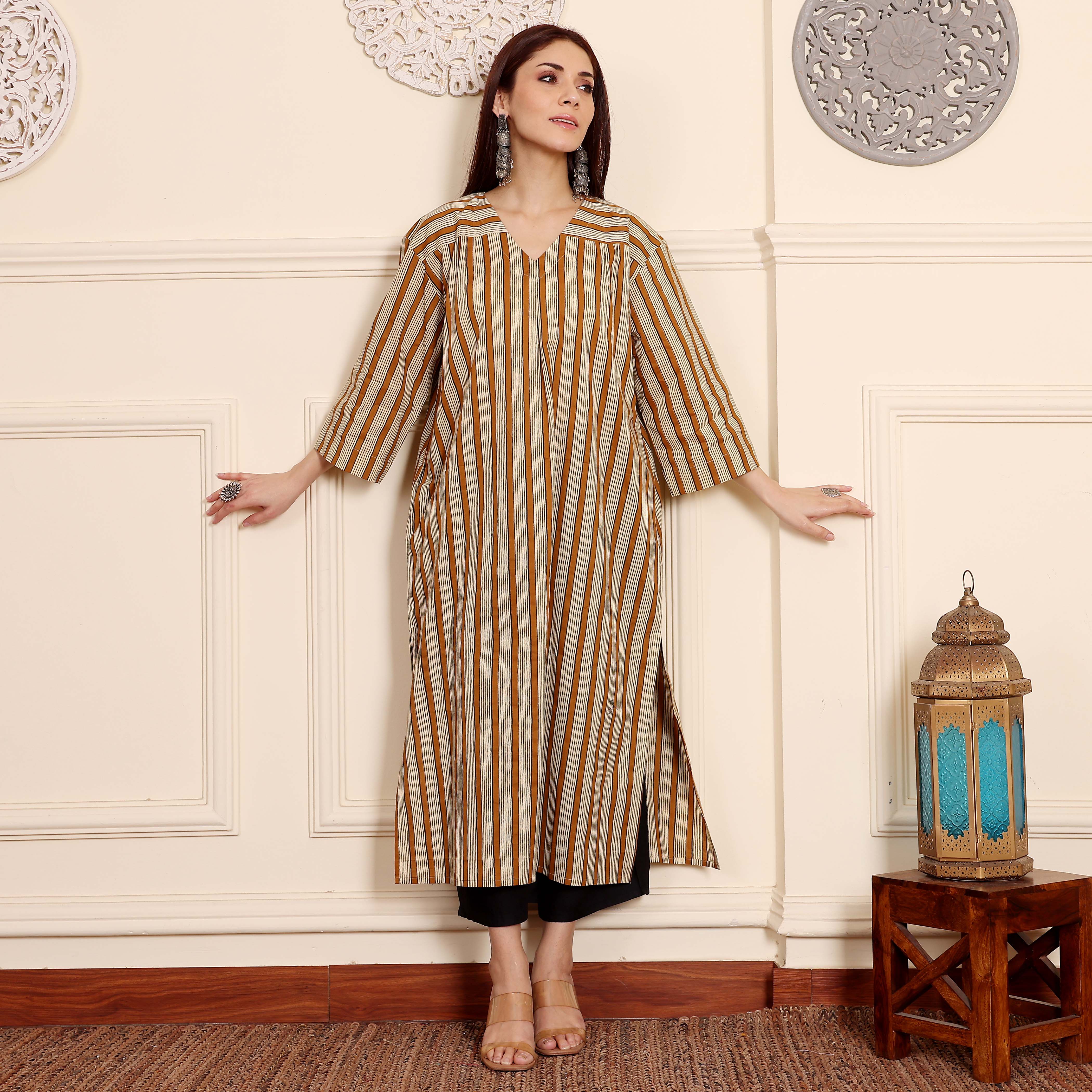 Kija Cotton One Size Kurta - Image 4