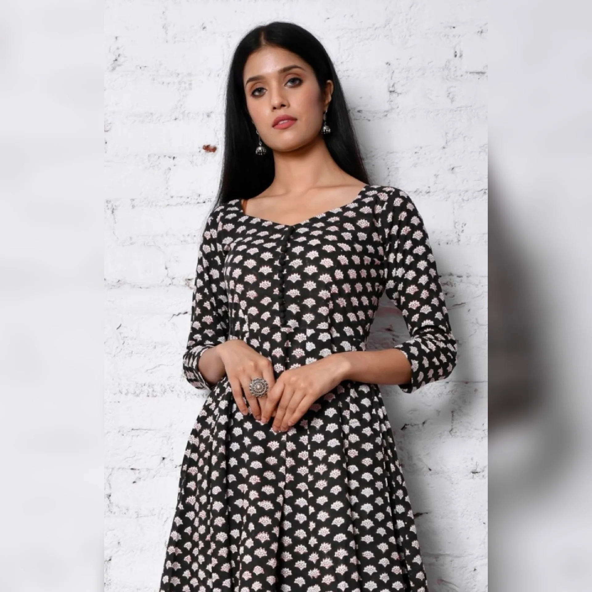 Kiran hand block Cotton Kurta - Image 5
