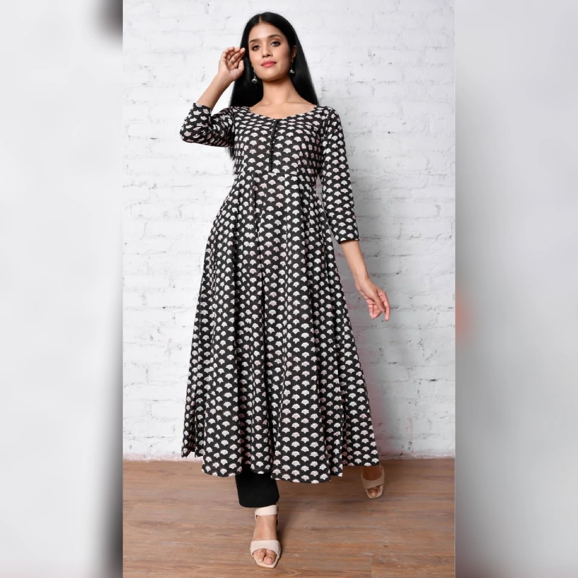 Kiran hand block Cotton Kurta - Image 6