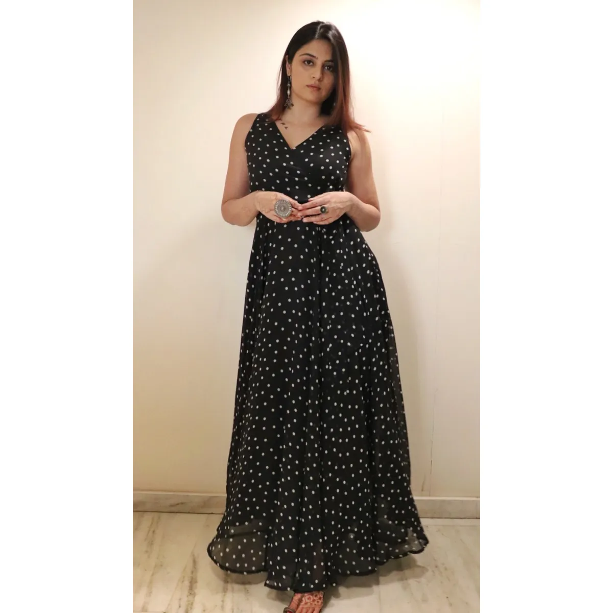 Kiya Georgette Kurta Angrakhaka - Image 2