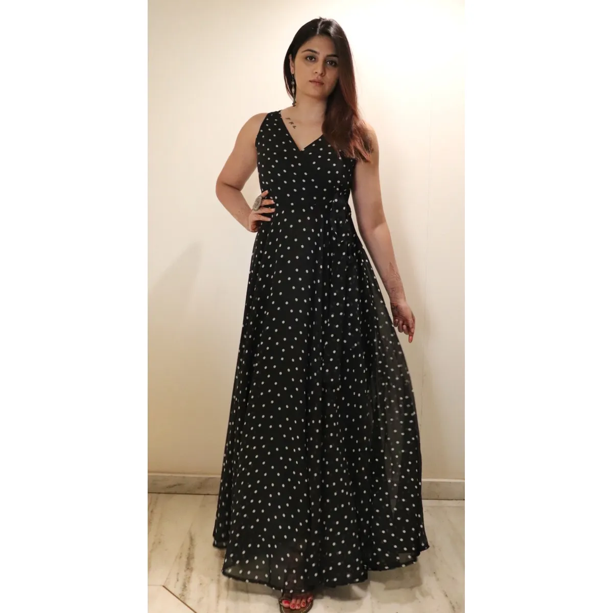 Kiya Georgette Kurta Angrakhaka - Image 3