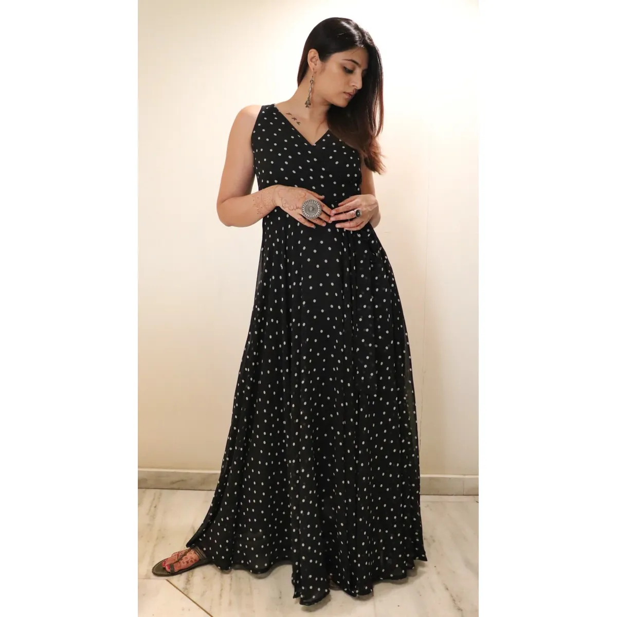 Kiya Georgette Kurta Angrakhaka - Image 5