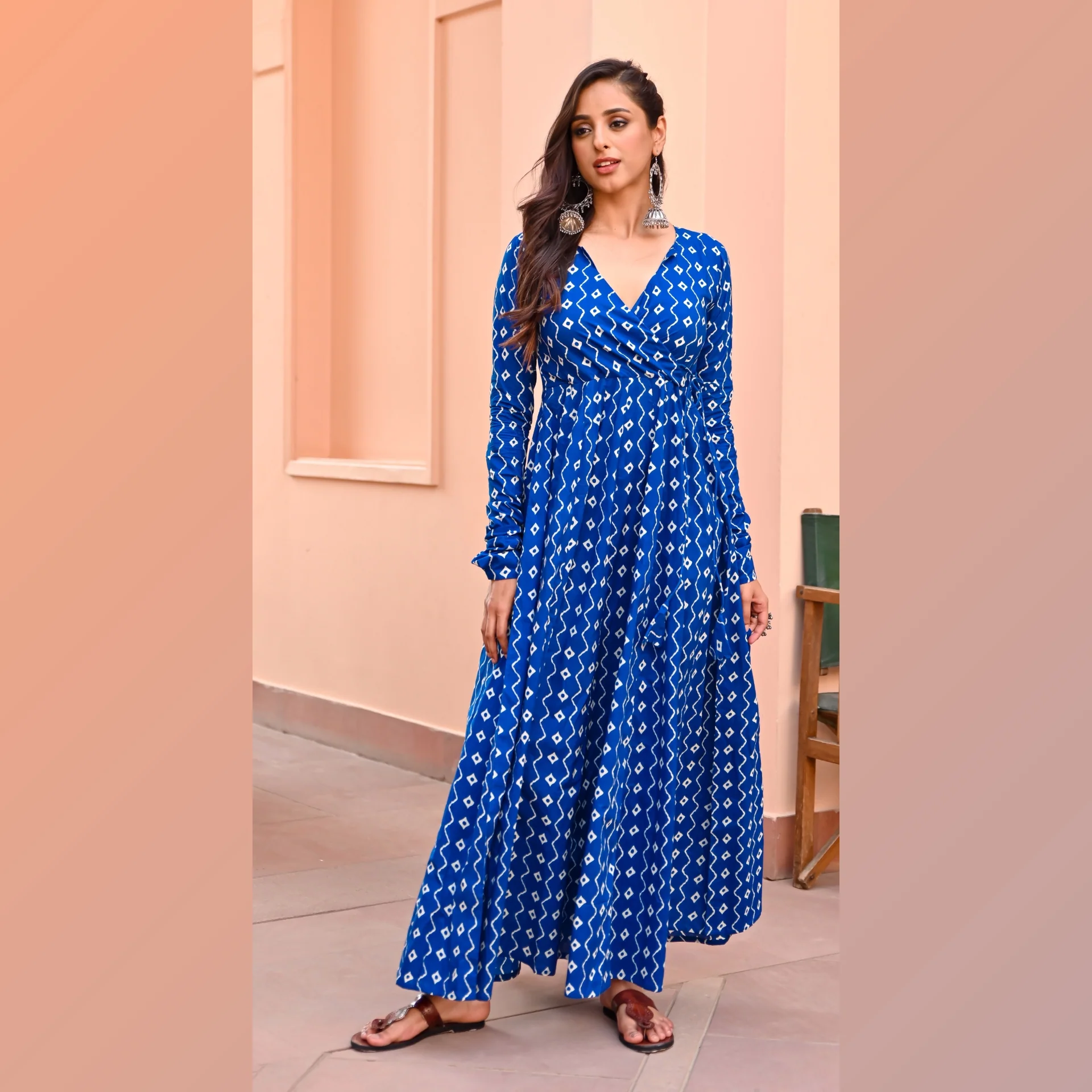 Kritya Indigo Angrakha - Image 4
