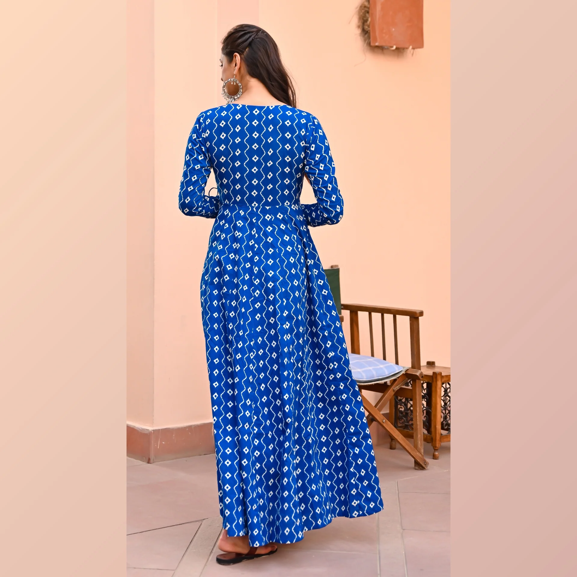 Kritya Indigo Angrakha - Image 6