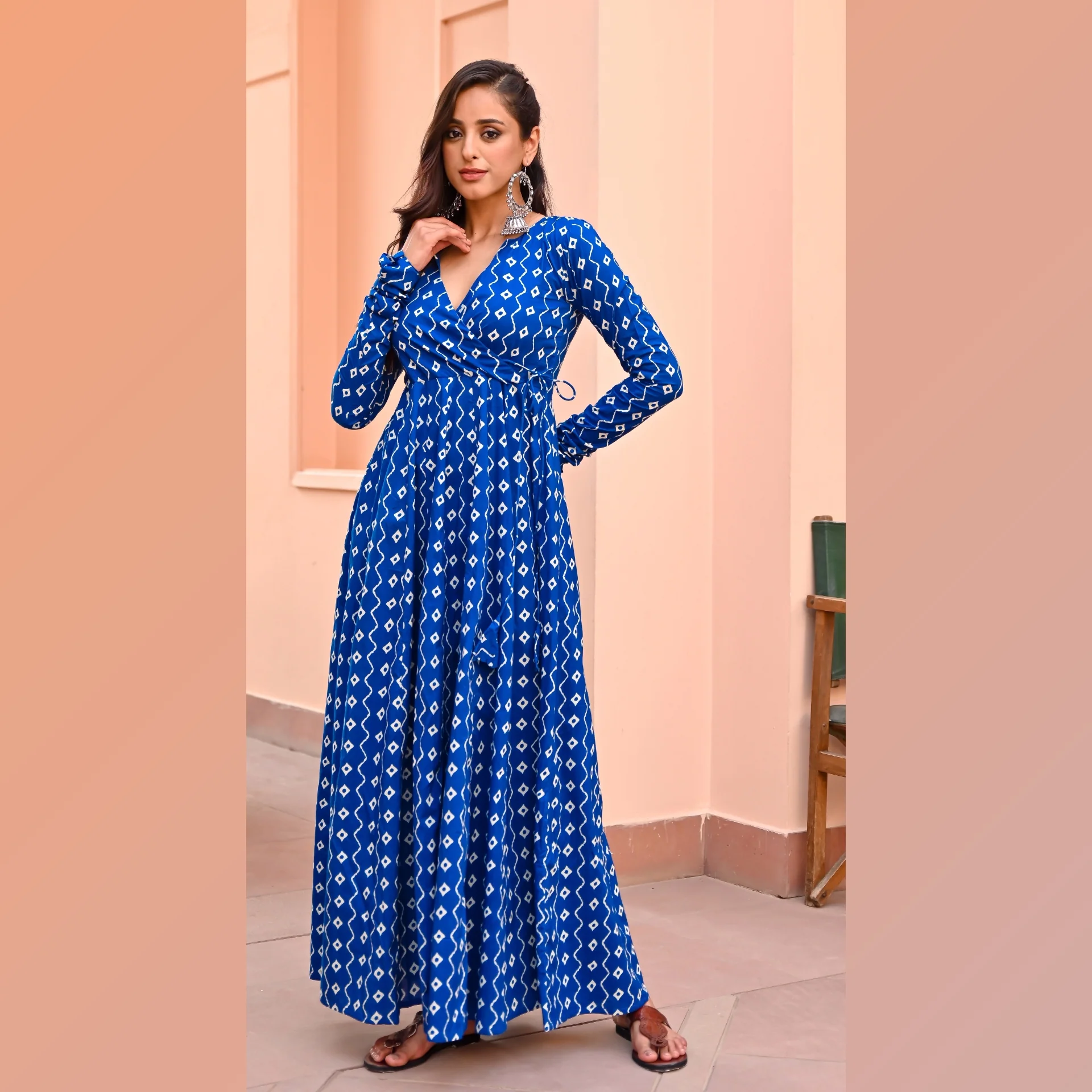 Kritya Indigo Angrakha - Image 7