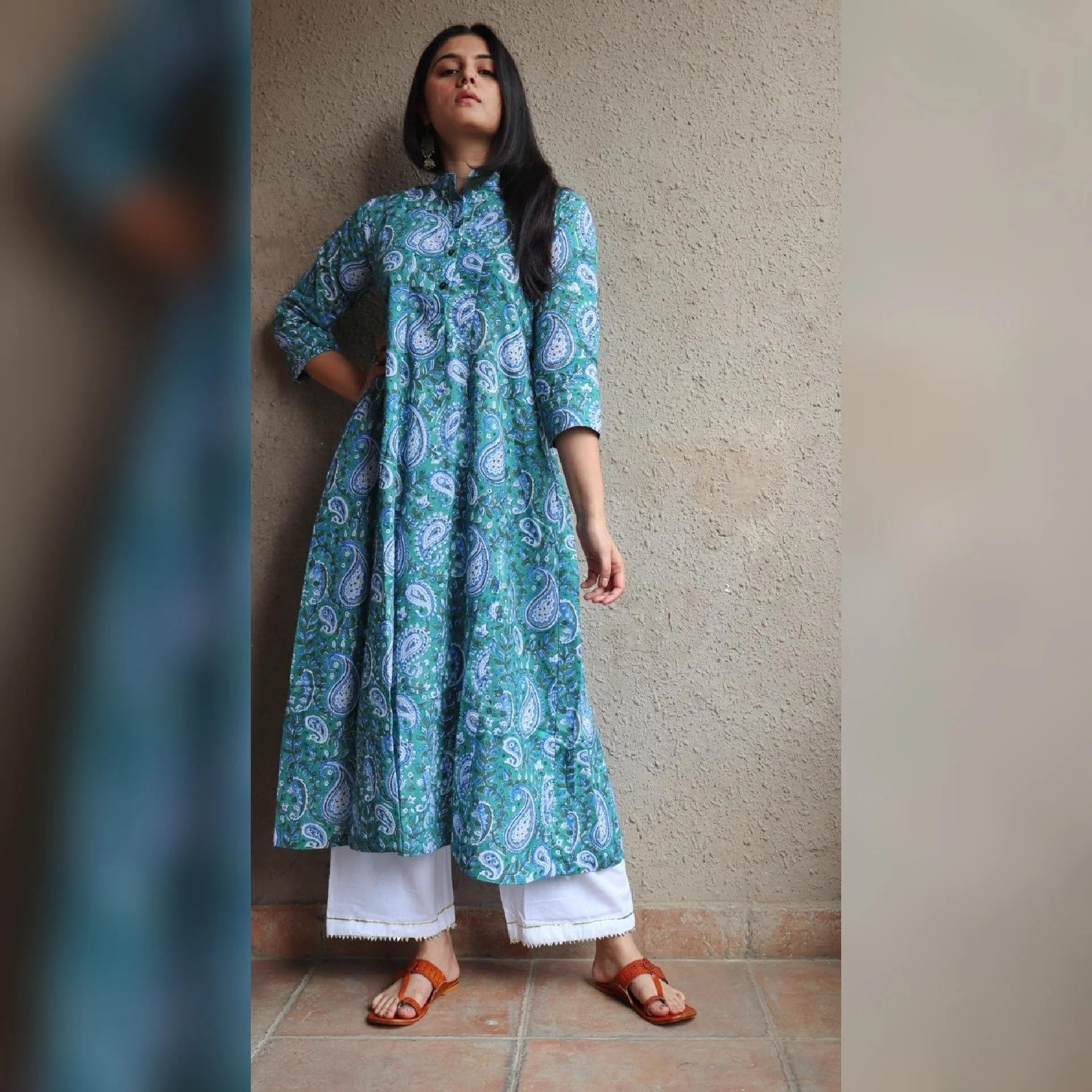 Kumud hand block printed Kurta - Image 2