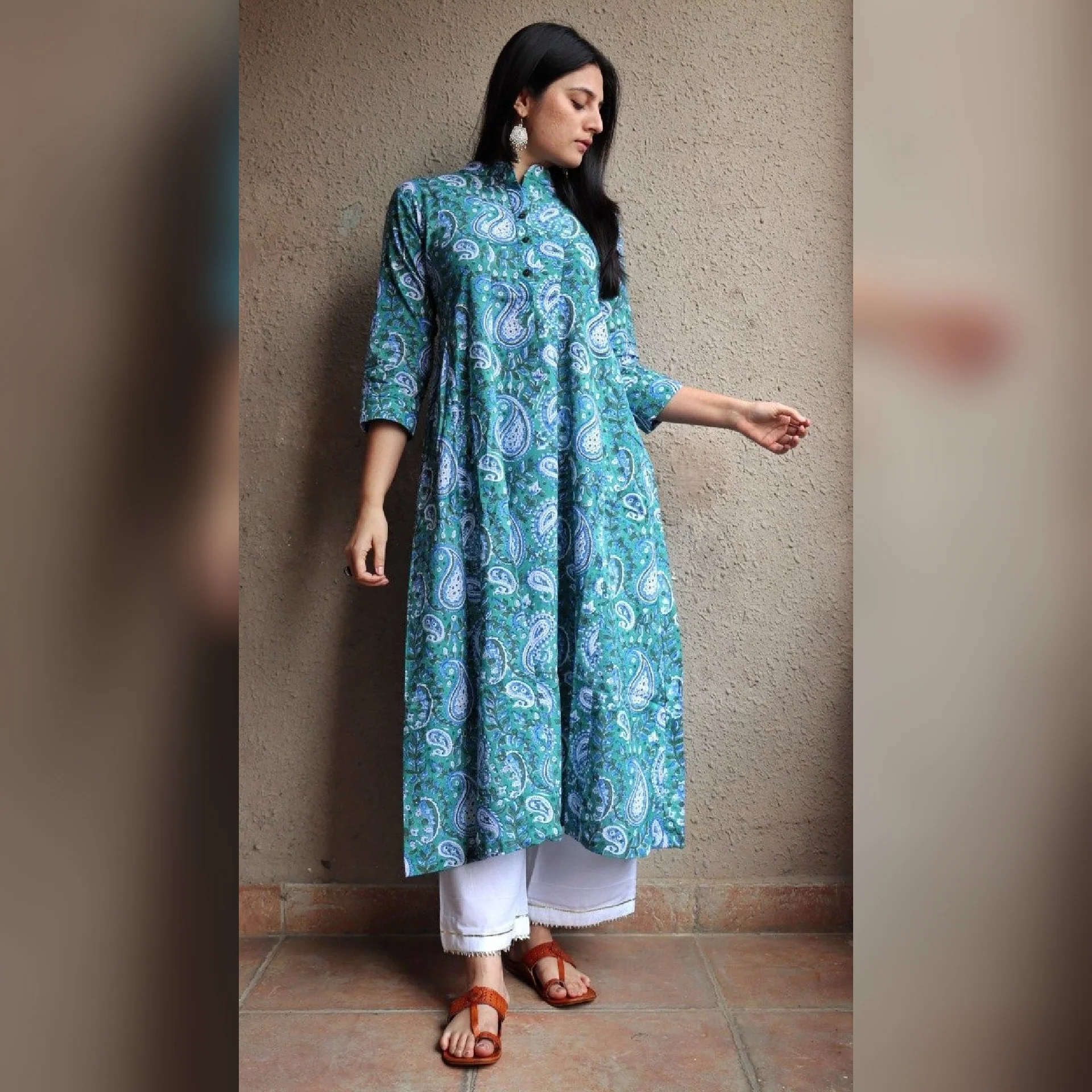 Kumud hand block printed Kurta - Image 3