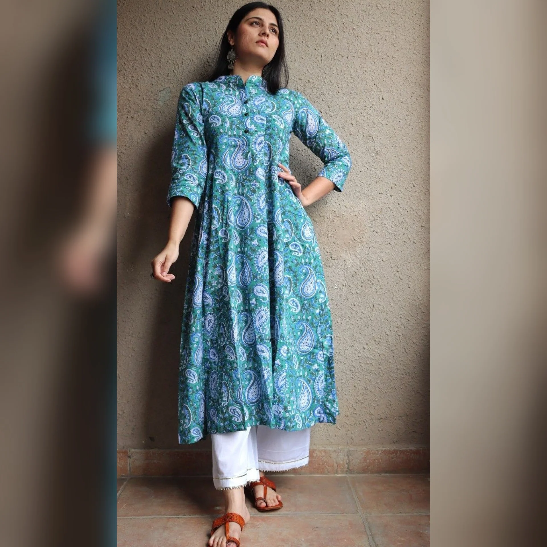 Kumud hand block printed Kurta - Image 5