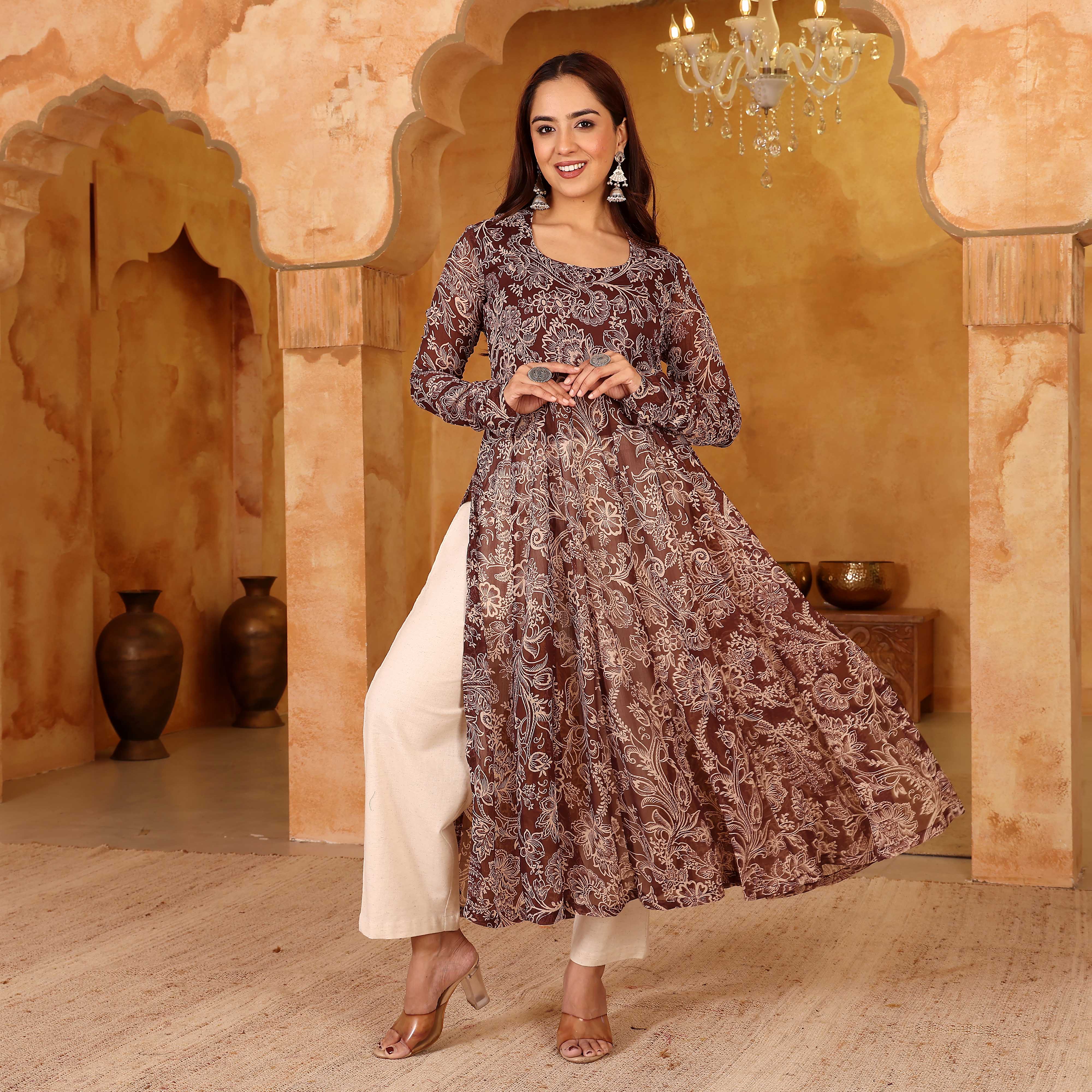 Liana Georgette Kurta - Image 2