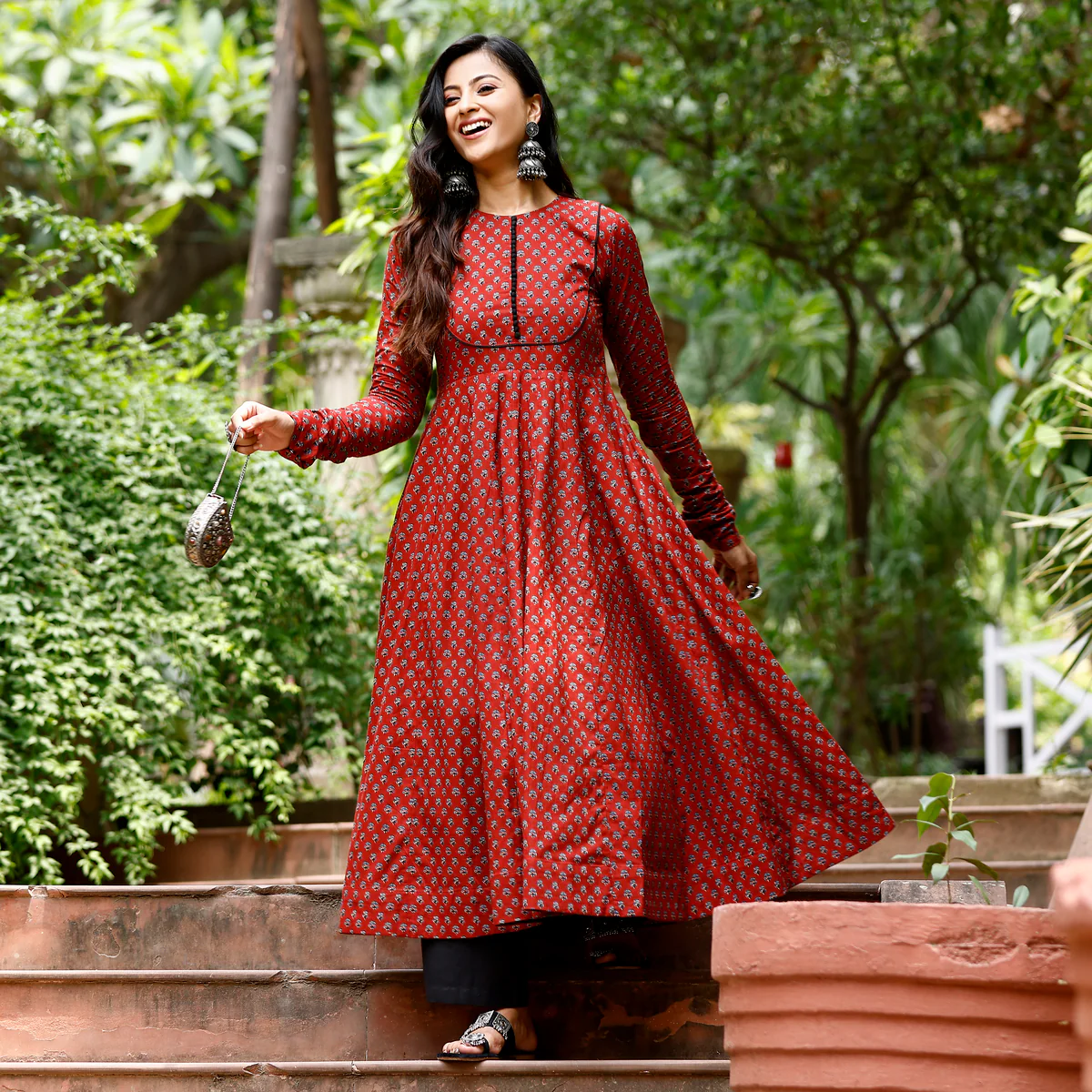 Maahina Gher Cotton Kurta - Image 4
