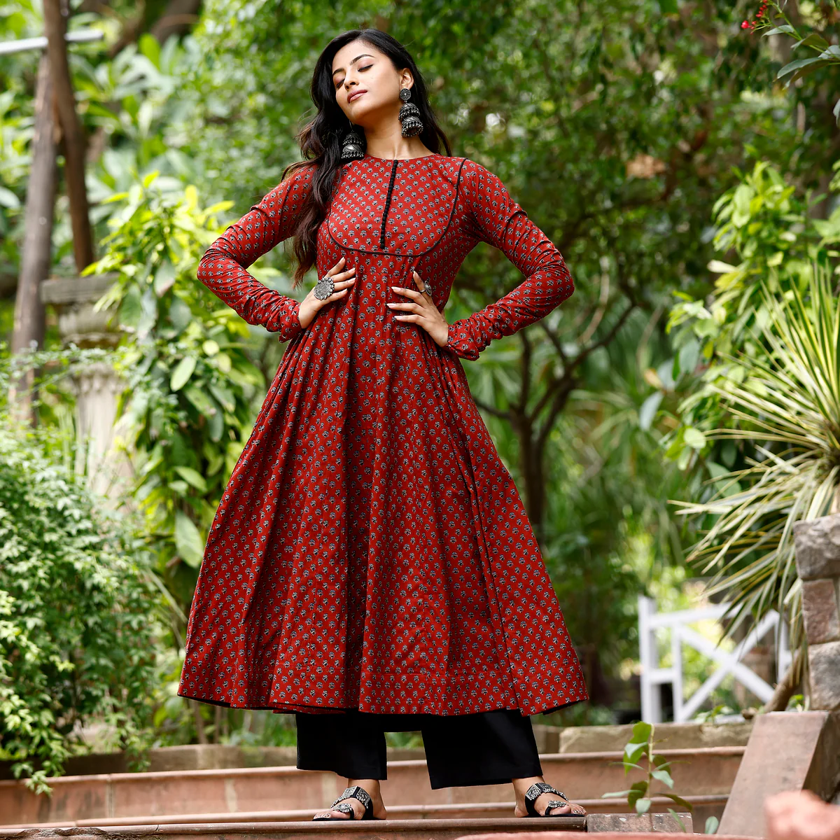 Maahina Gher Cotton Kurta - Image 7