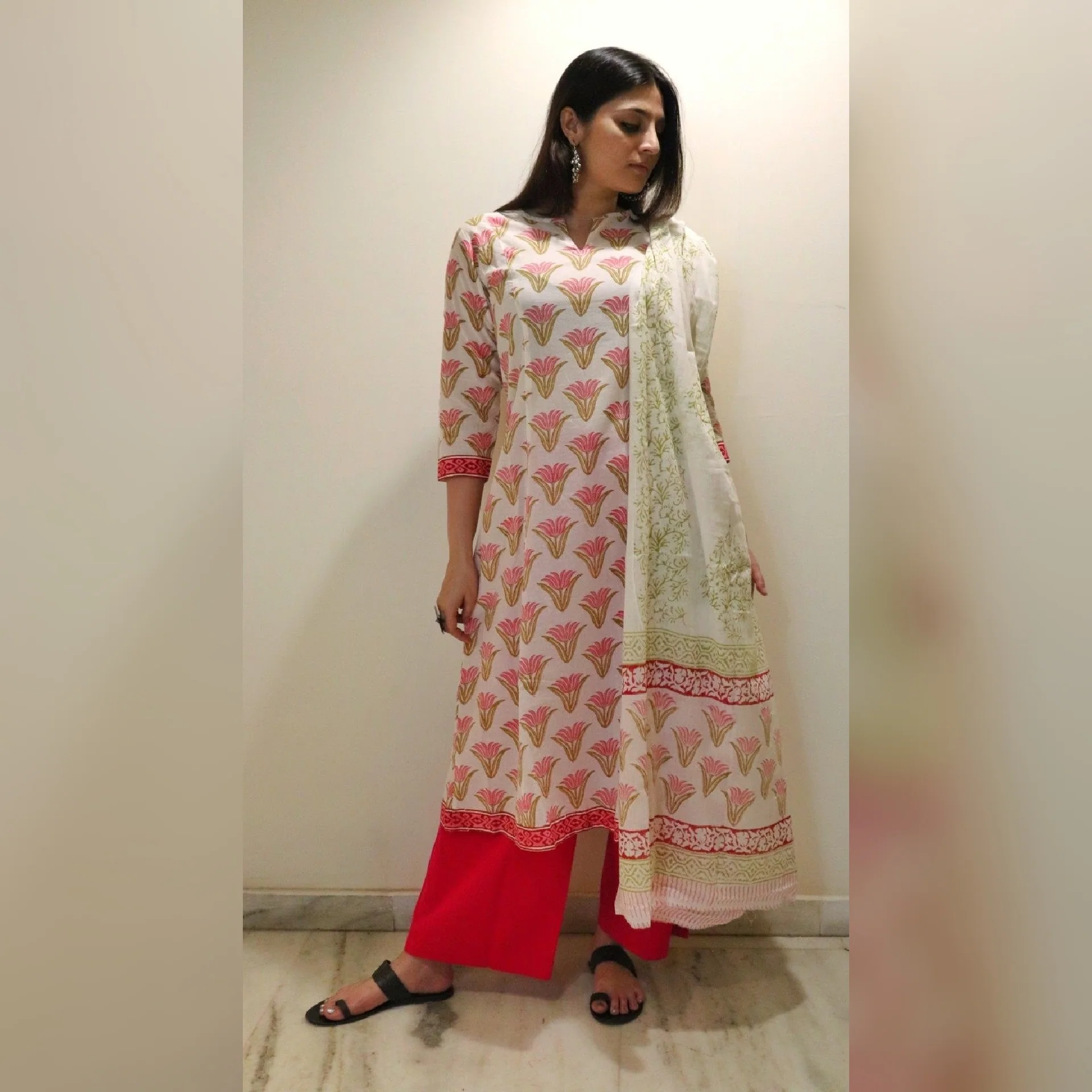 Madhulika Cotton Block Printed set - Image 5
