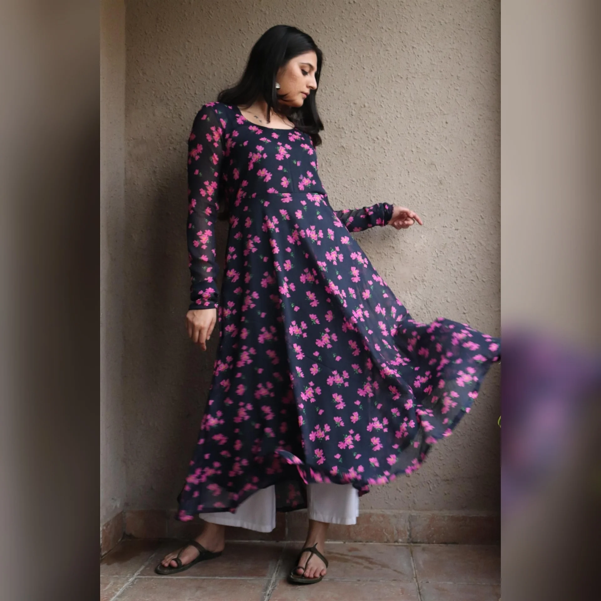 Mahnoor Chiffon Kurta - Image 3