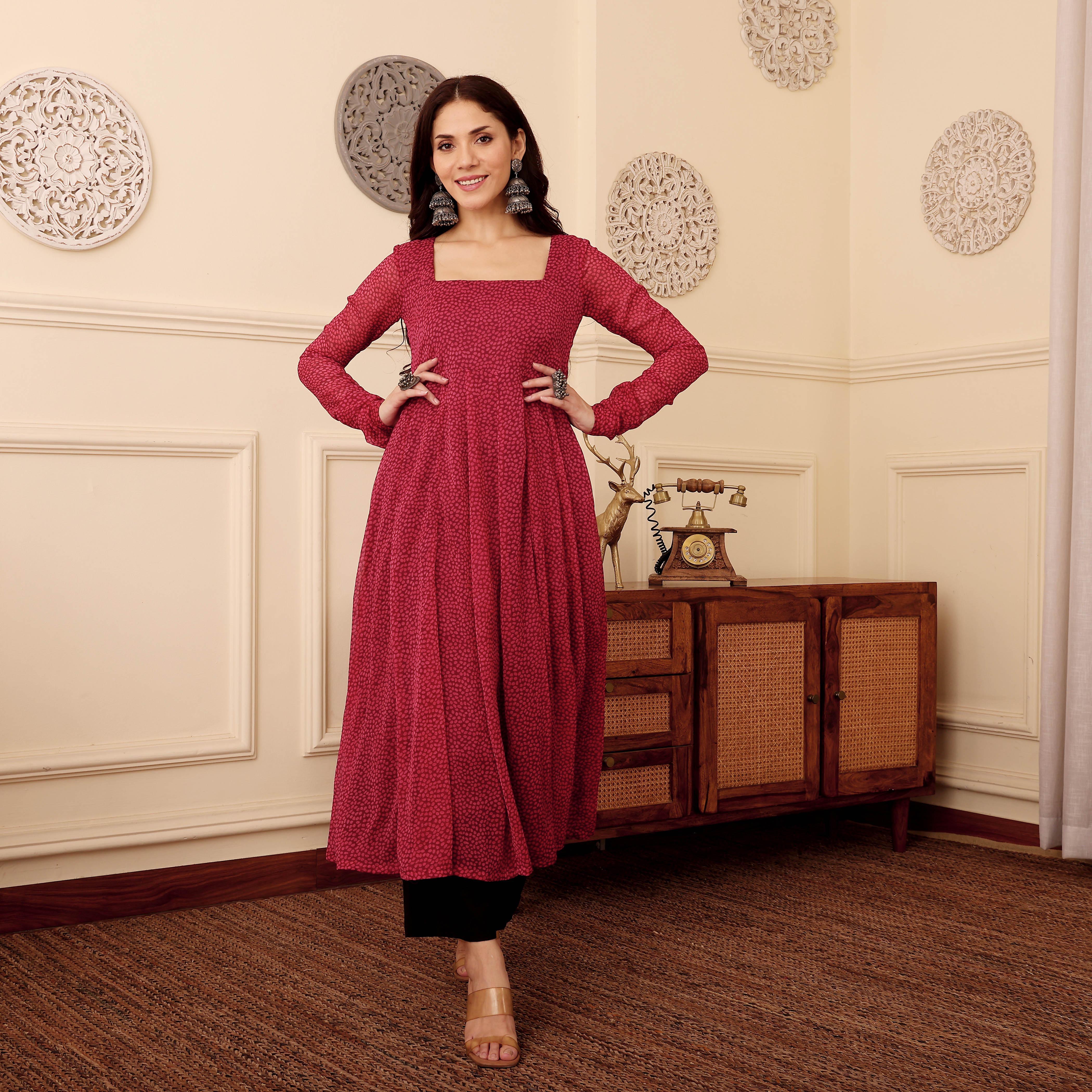 Majira Georgette Kurta - Image 4