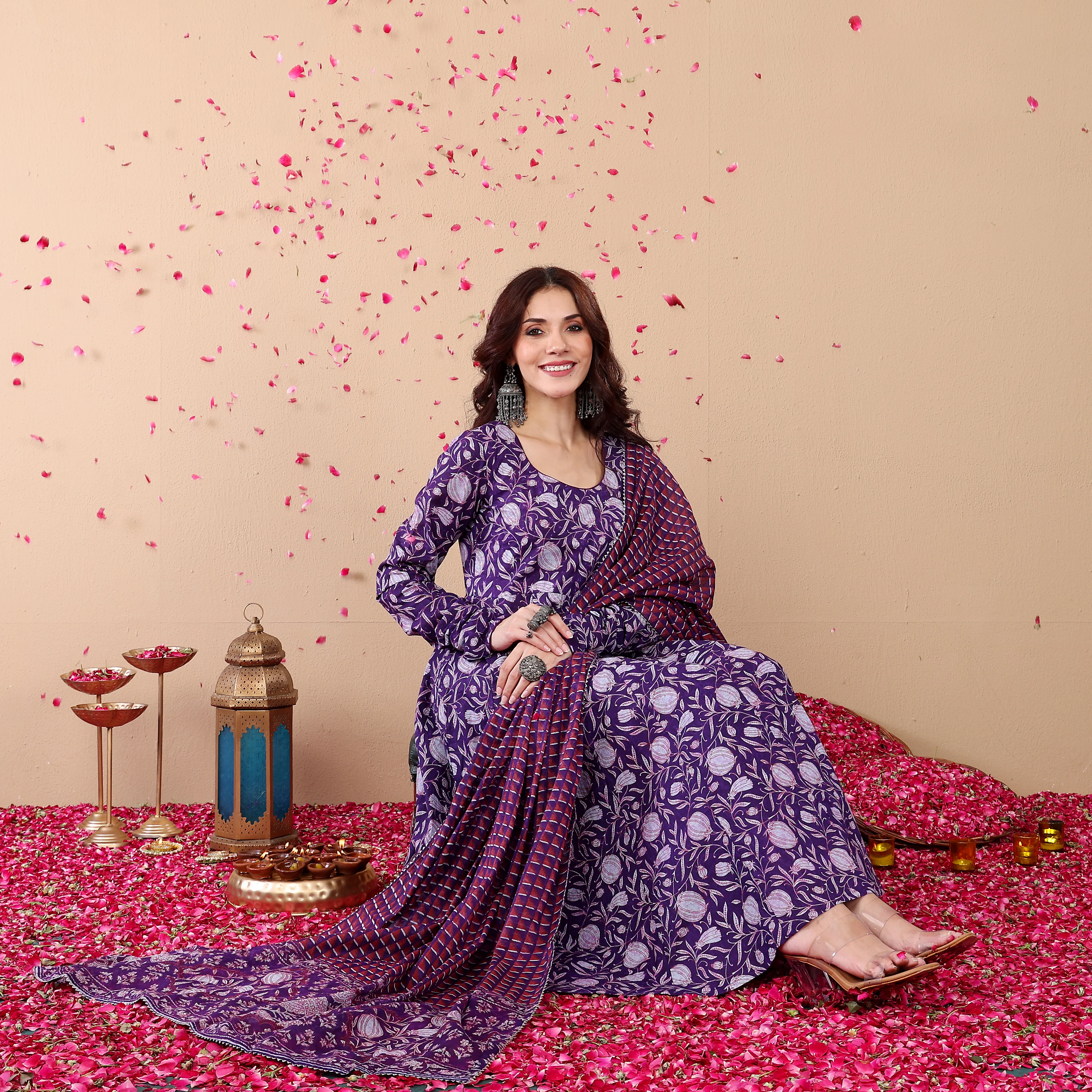 Manika Cotton Kalidar Set - Image 10