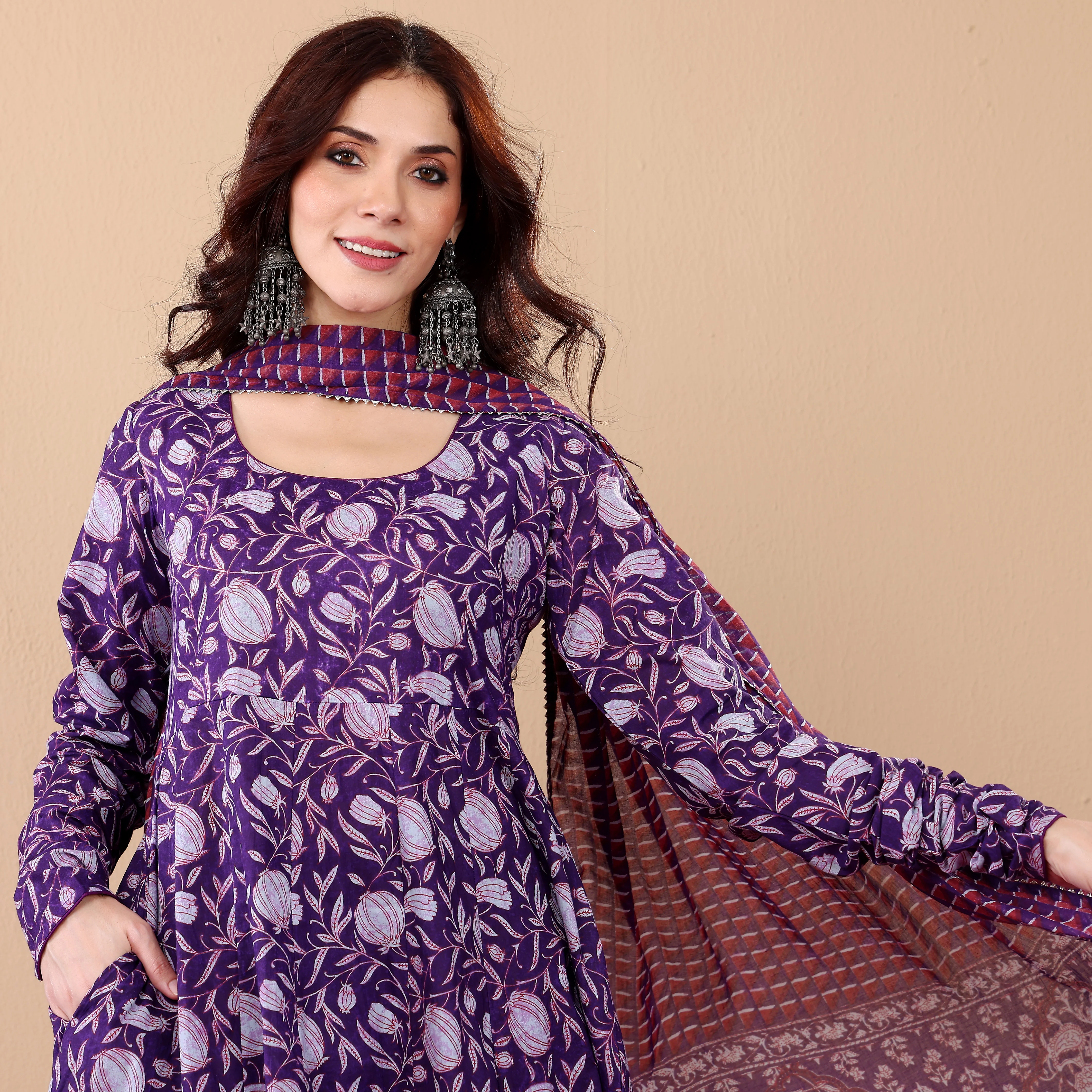 Manika Cotton Kalidar Set - Image 2