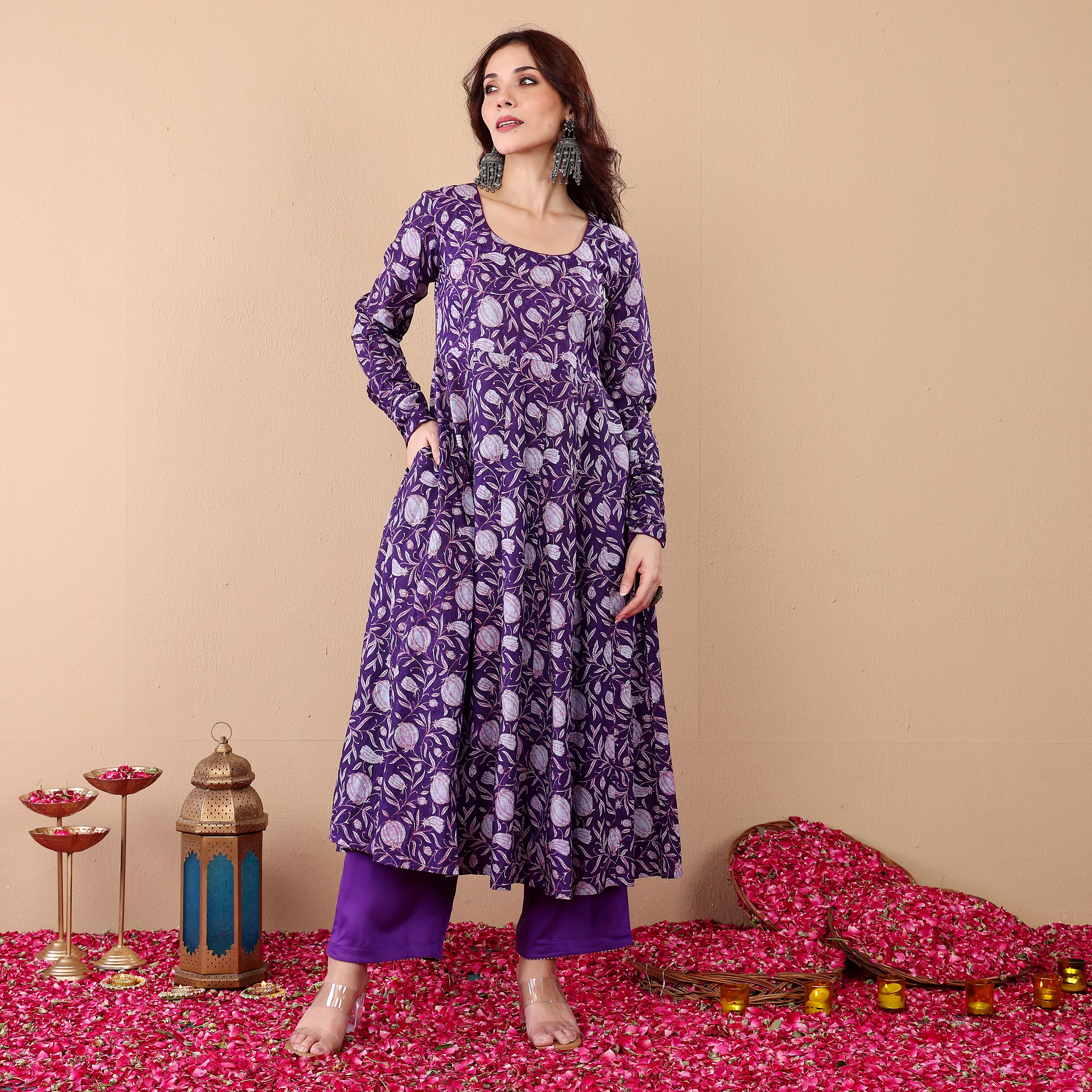 Manika Cotton Kalidar Set - Image 3