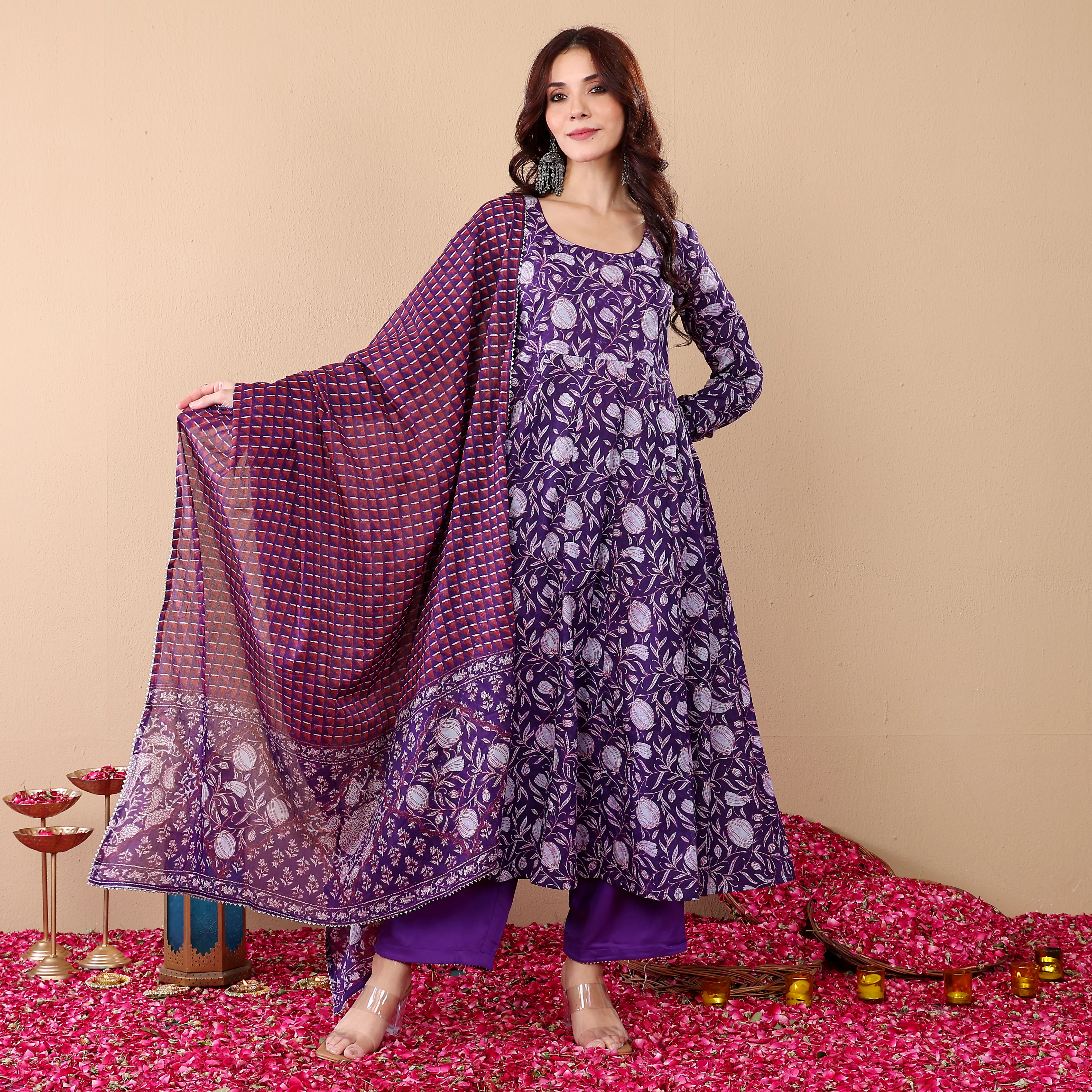 Manika Cotton Kalidar Set - Image 4