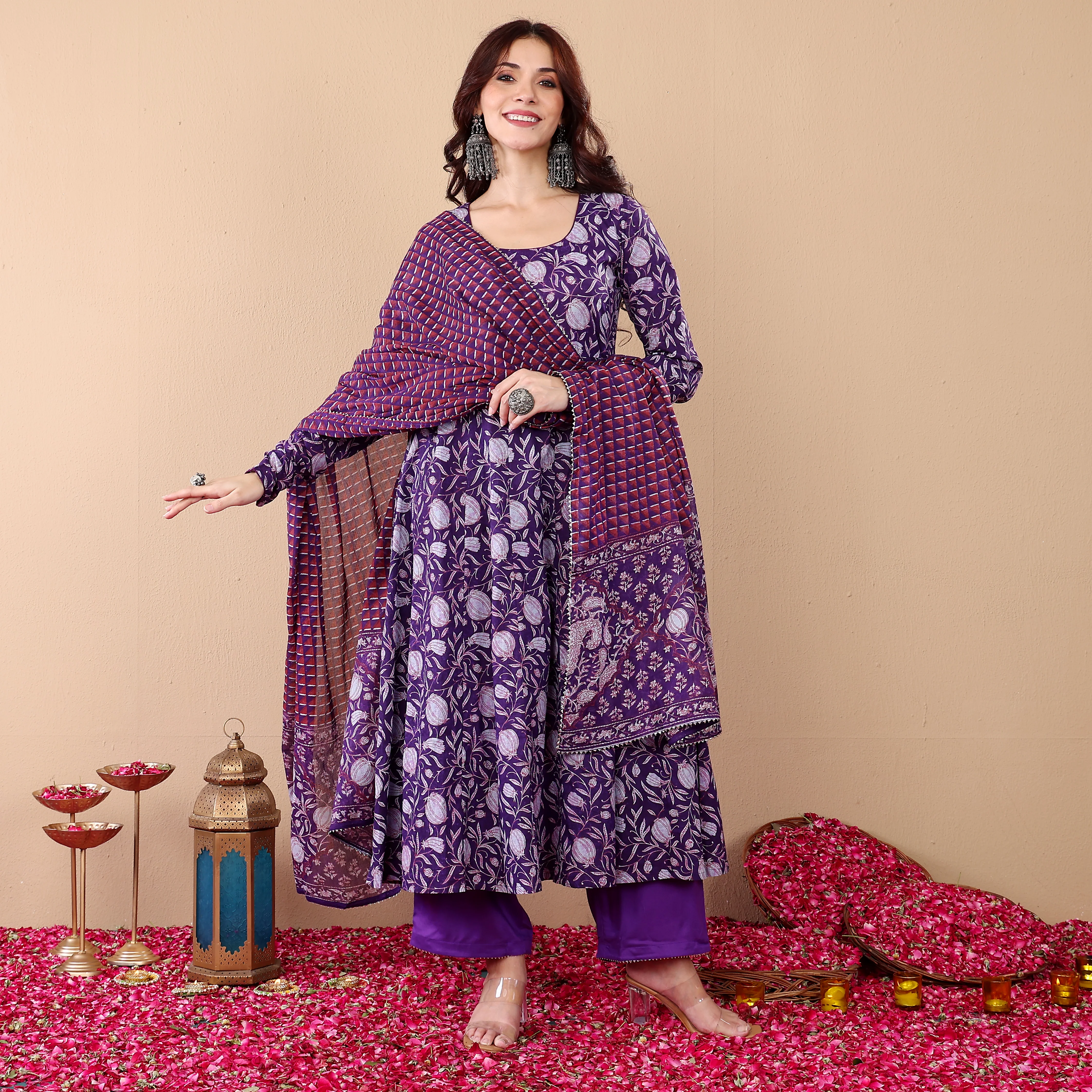 Manika Cotton Kalidar Set - Image 5